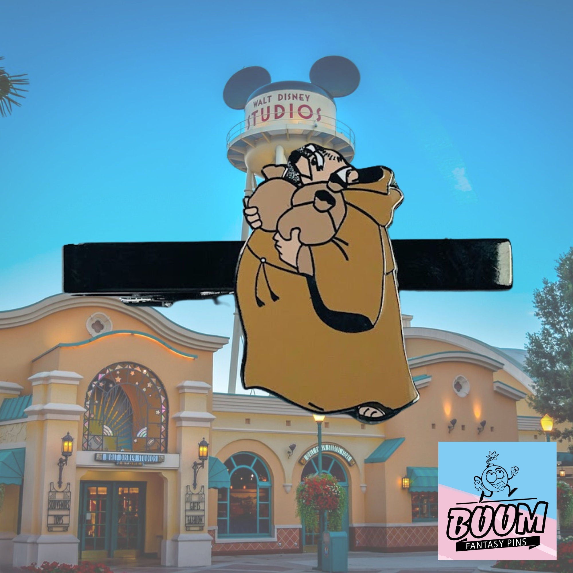 Pinza de corbata – Fraile Tuck de Robin Hood – Disney Fantasy