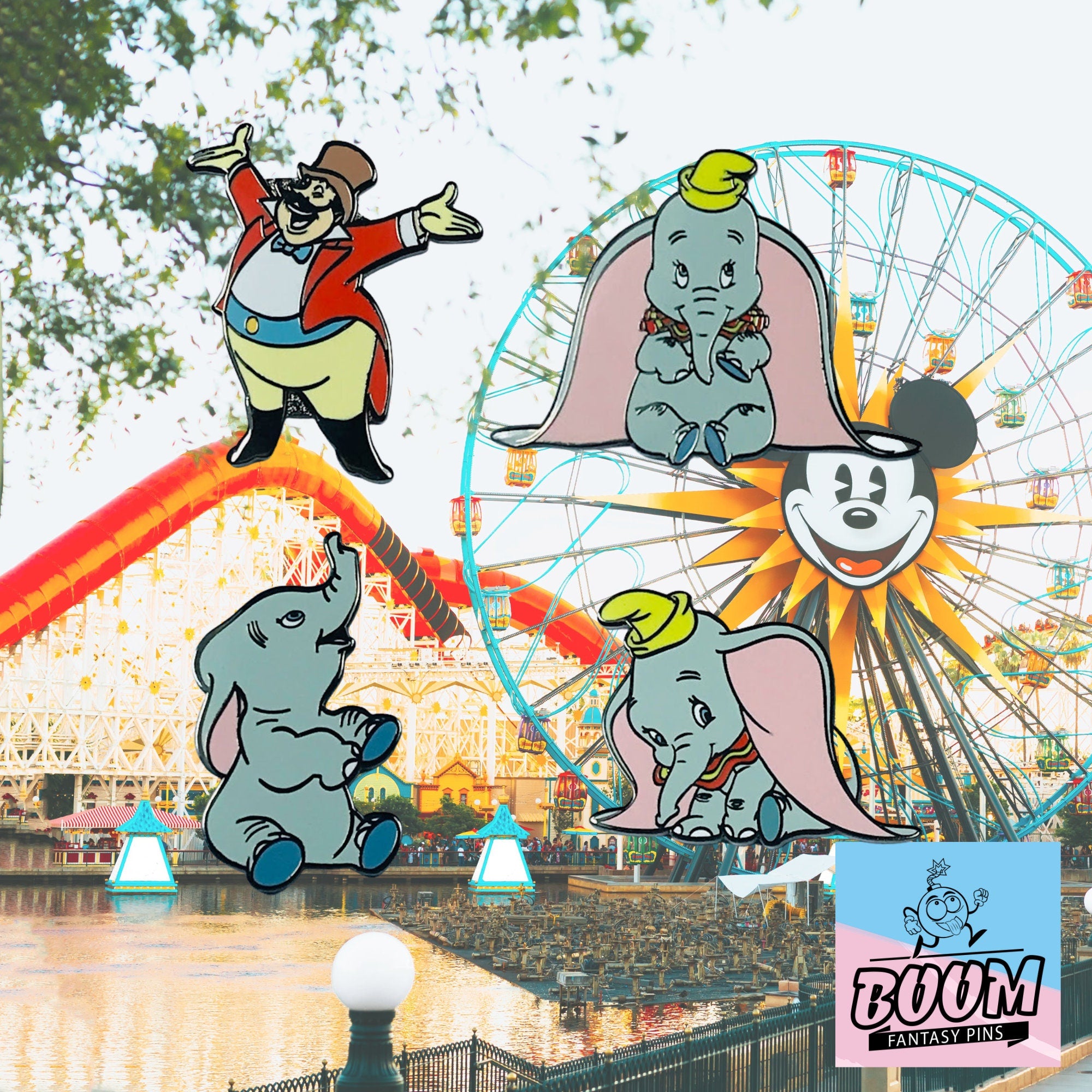 Pin's – Dumbo et le Maître de Cérémonie du film Dumbo – Disney Fantasy