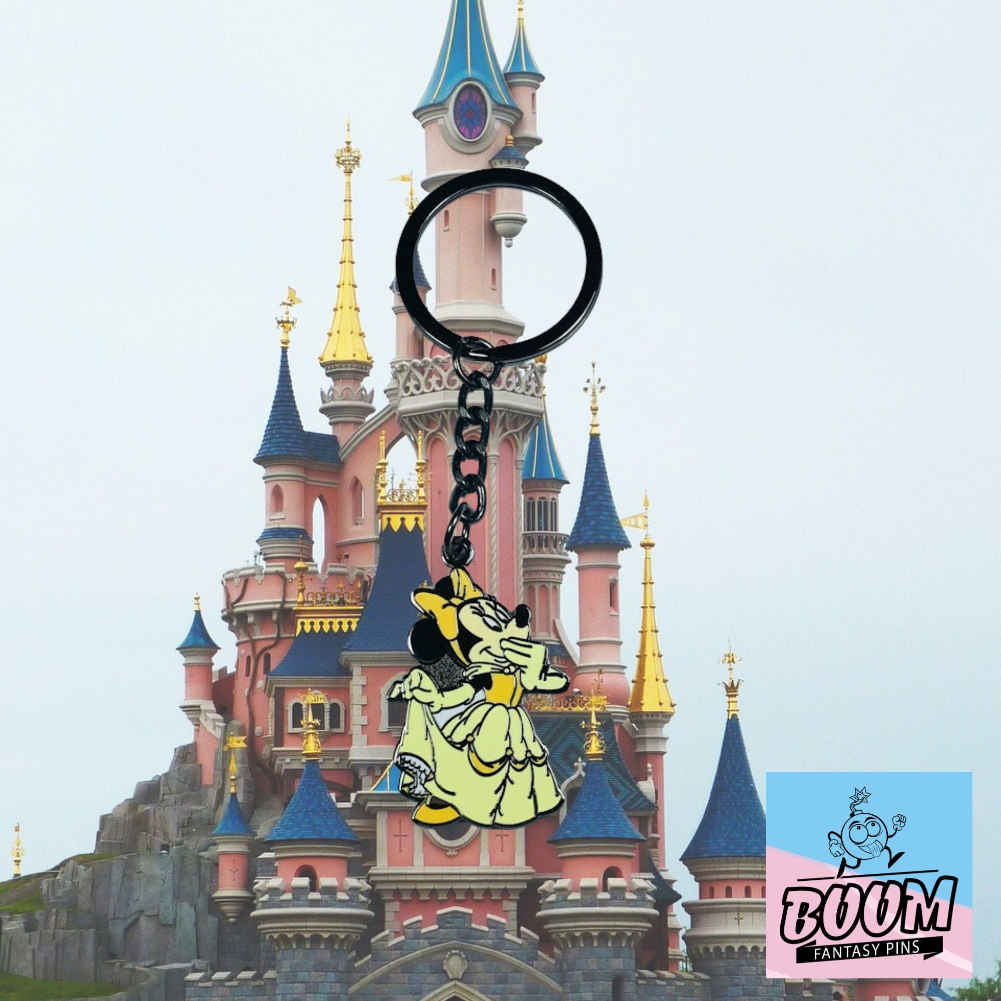 Porte-clés – Minnie Mouse en Belle de La Belle et la Bête – Disney Fantasy