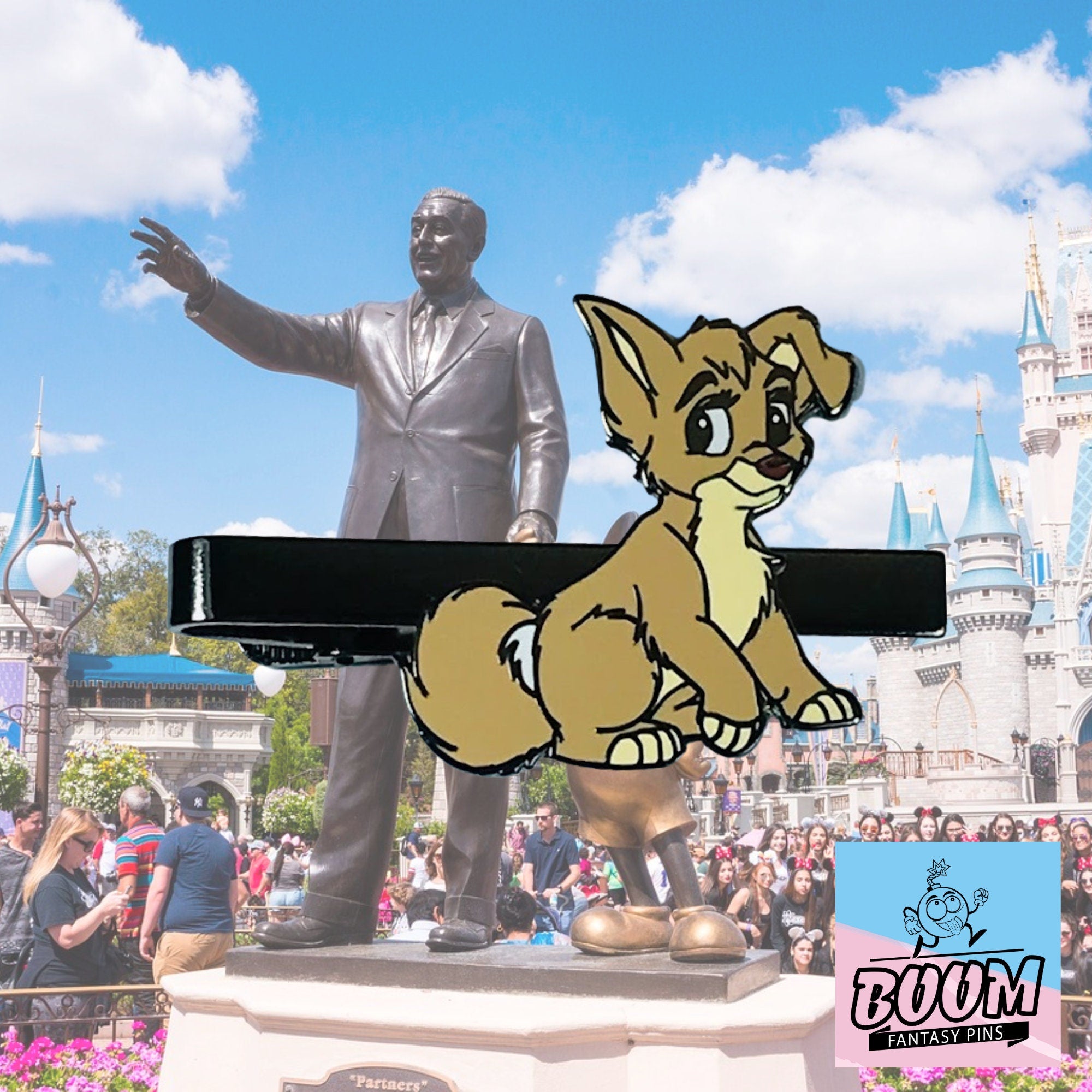 Tie Clip – Angel from Lady and the Tramp – Disney Fantasy