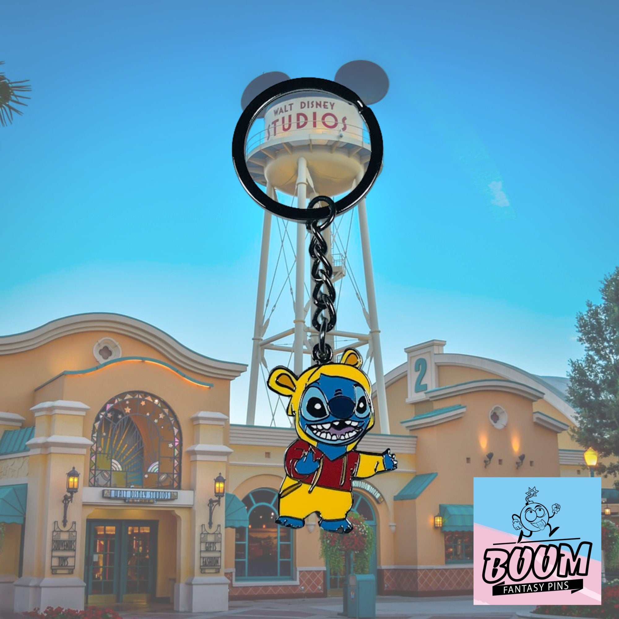 Llavero – Stitch como Winnie the Pooh de Lilo y Stitch – Disney Fantasy