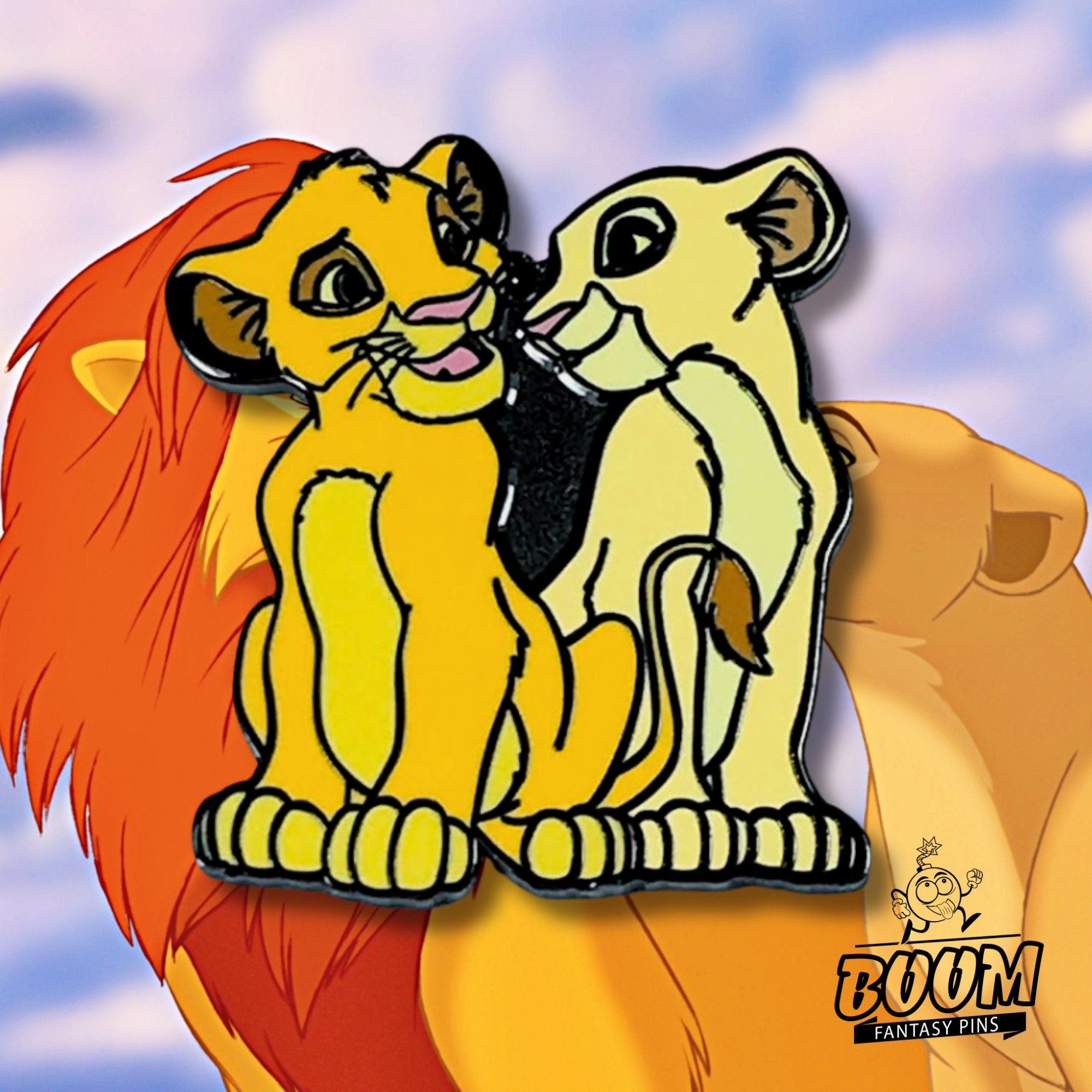 Pin – Simba y Nala de El Rey León – Disney Fantasy