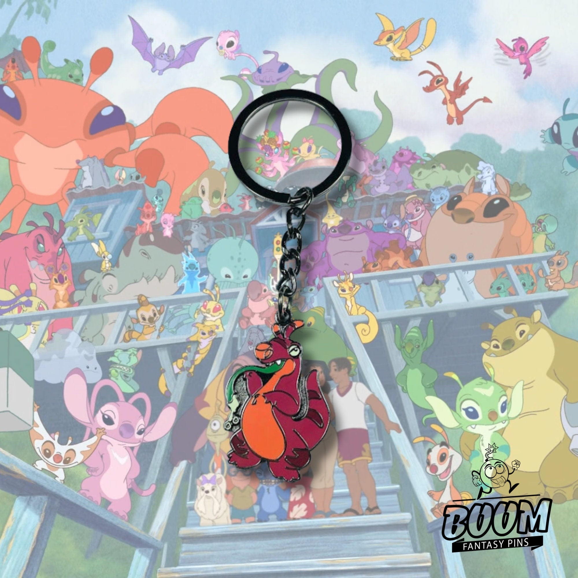 Llavero – Experimento 413 Botulador de Lilo y Stitch – Disney Fantasy