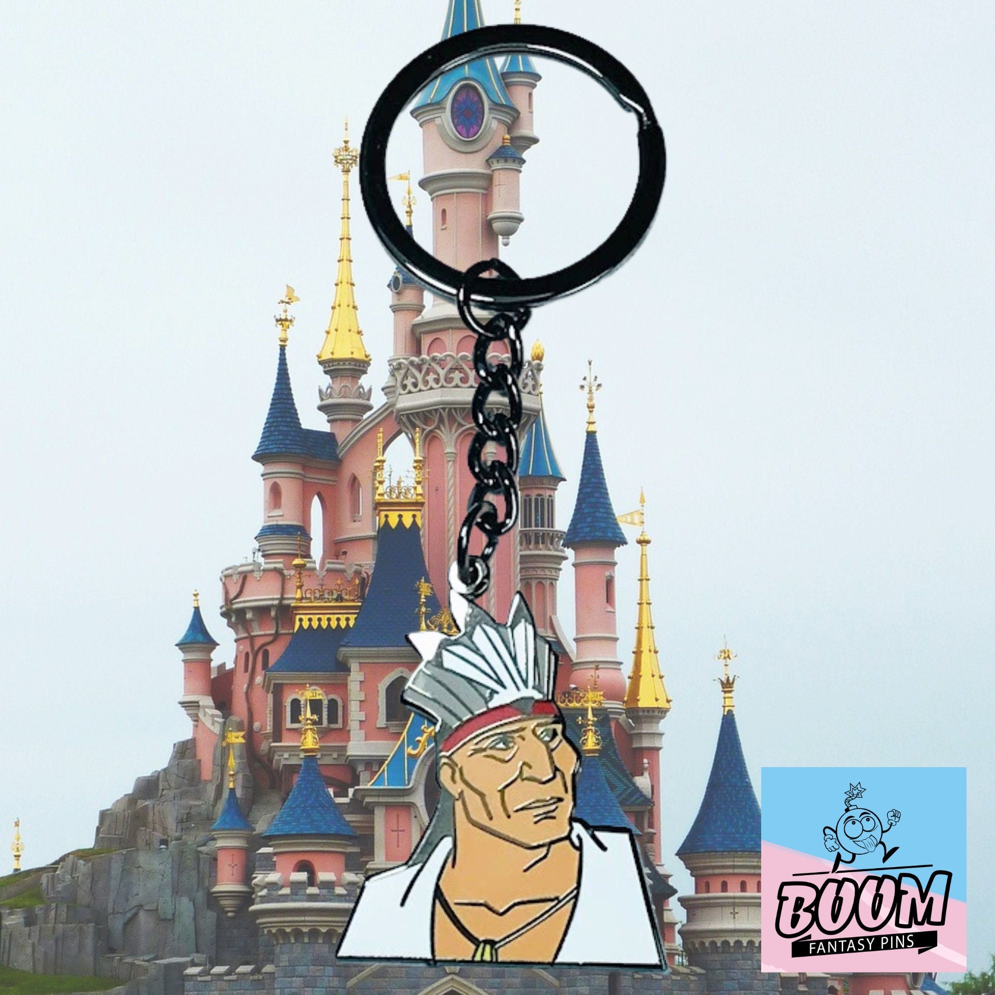 Llavero del Jefe Powhatan de Pocahontas – Disney Fantasy