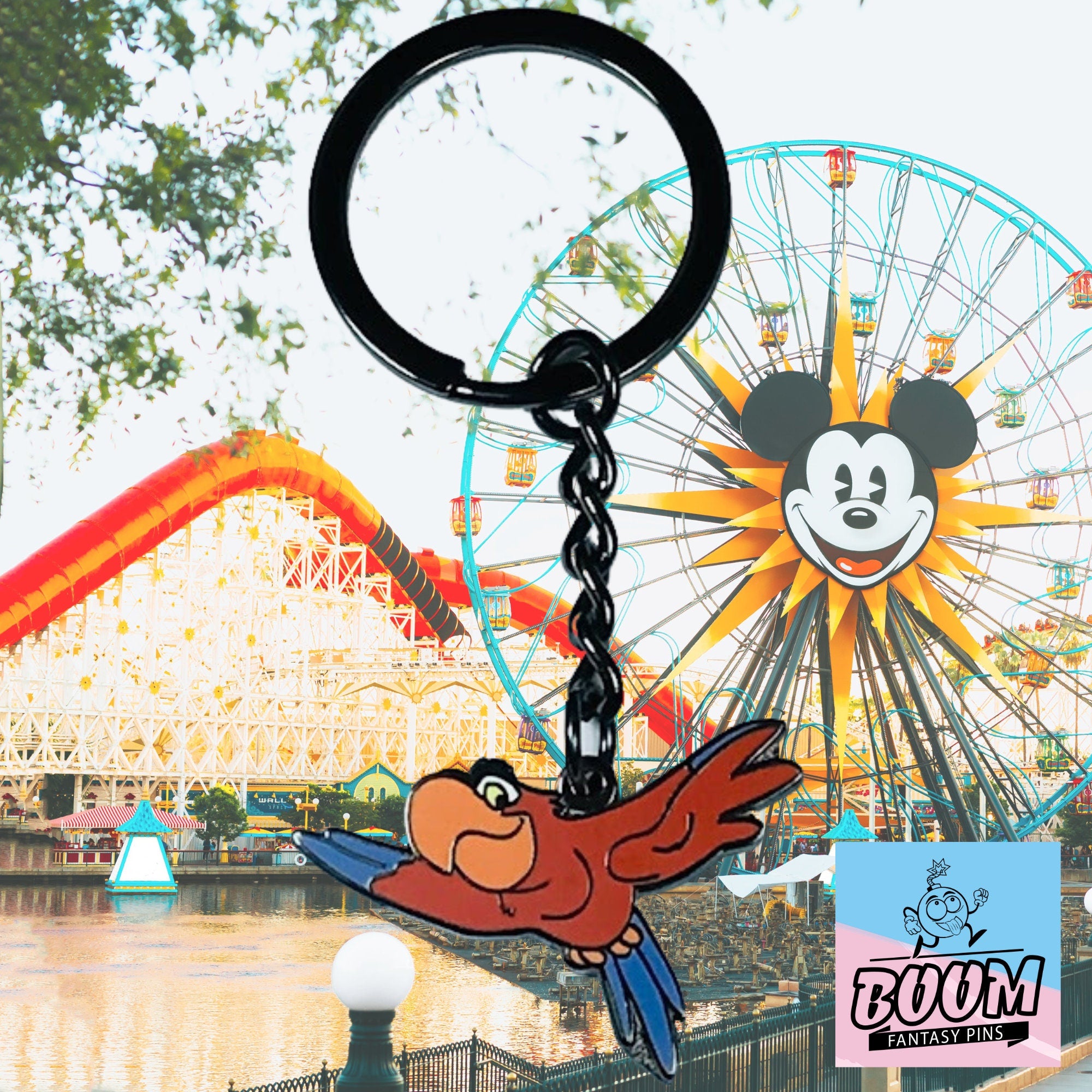 Porte-clés – Iago d'Aladdin – Disney Fantasy