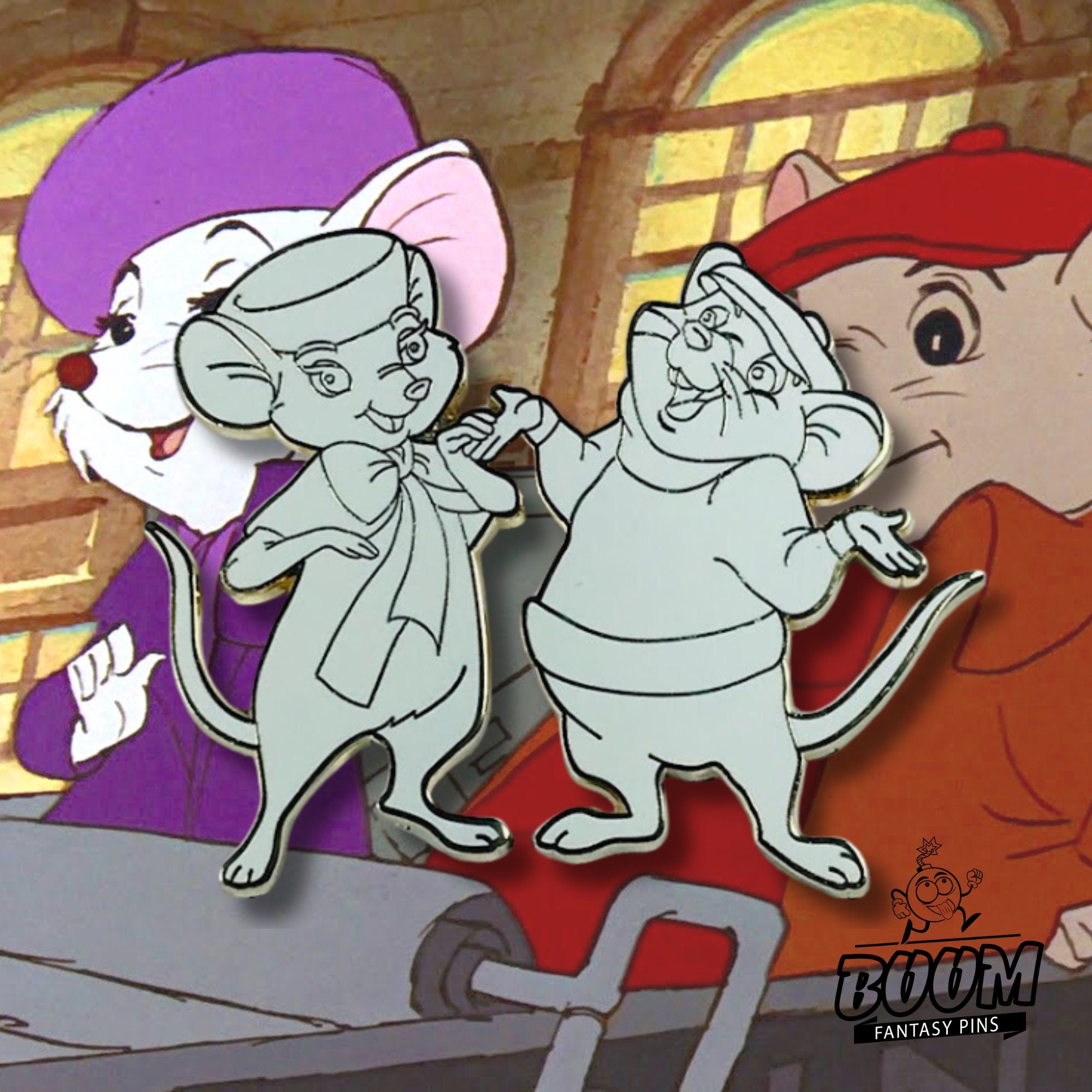 Pin's – Bernard et Bianca du film Les Aventures de Bernard et Bianca – Disney Fantasy