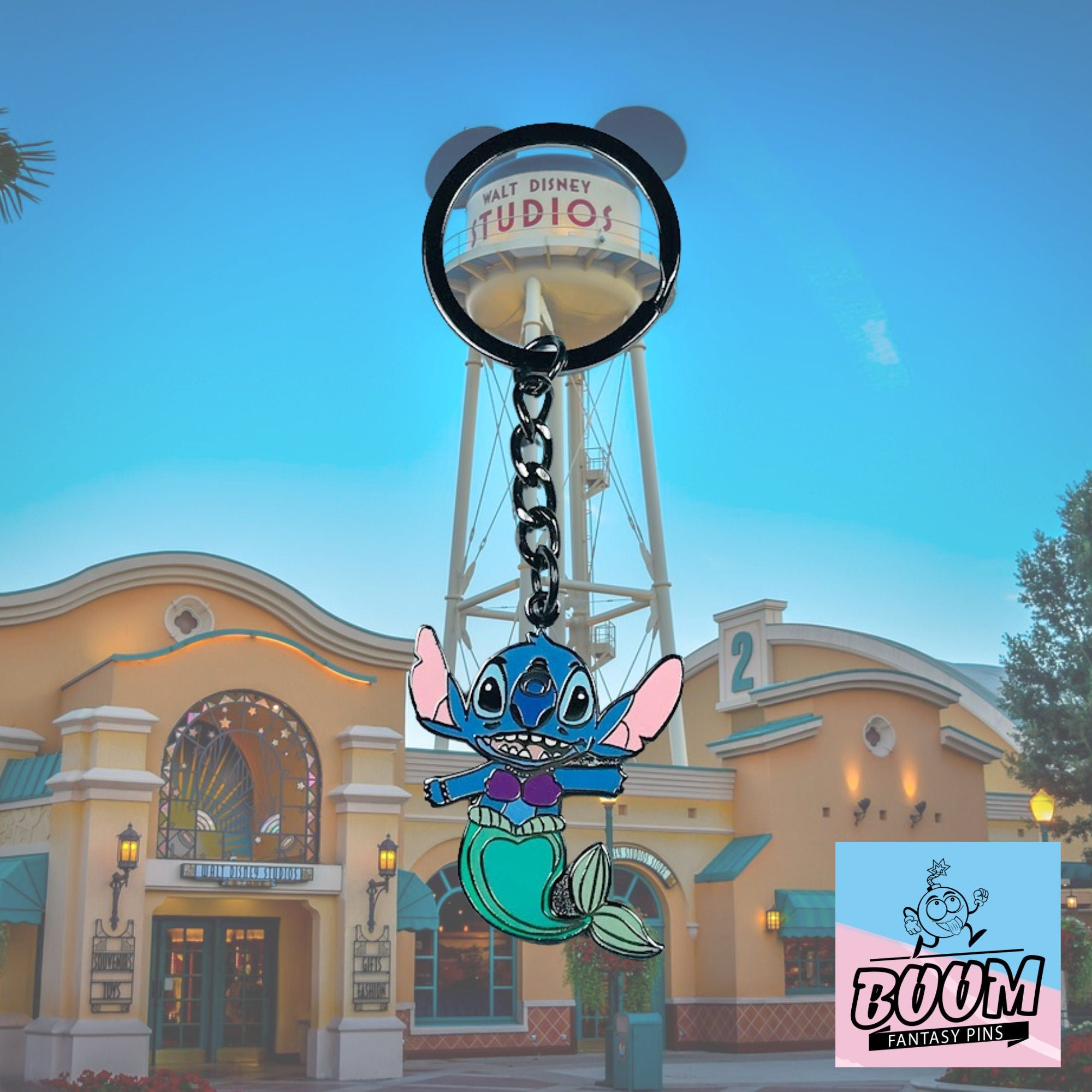 Llavero – Experimento 626 Stitch como Ariel de Lilo &amp; Stitch – Disney Fantasy