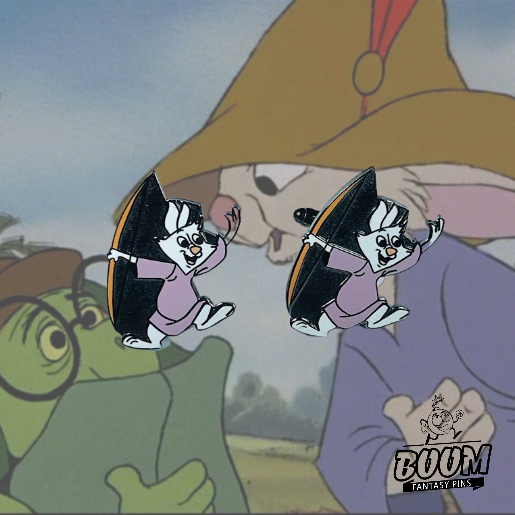 Cufflinks – Skippy the Rabbit from Robin Hood – Disney Fantasy