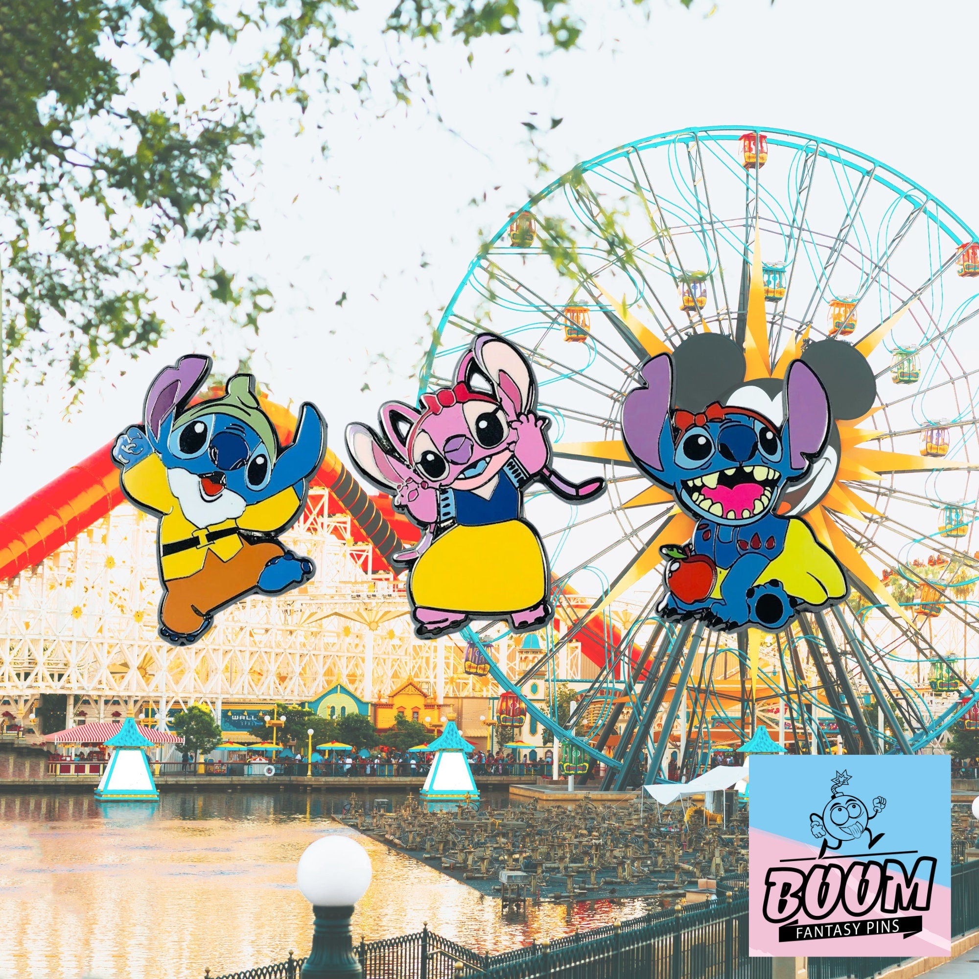 Pin – Stitch y Ángel de Lilo &amp; Stitch – Disney Fantasy