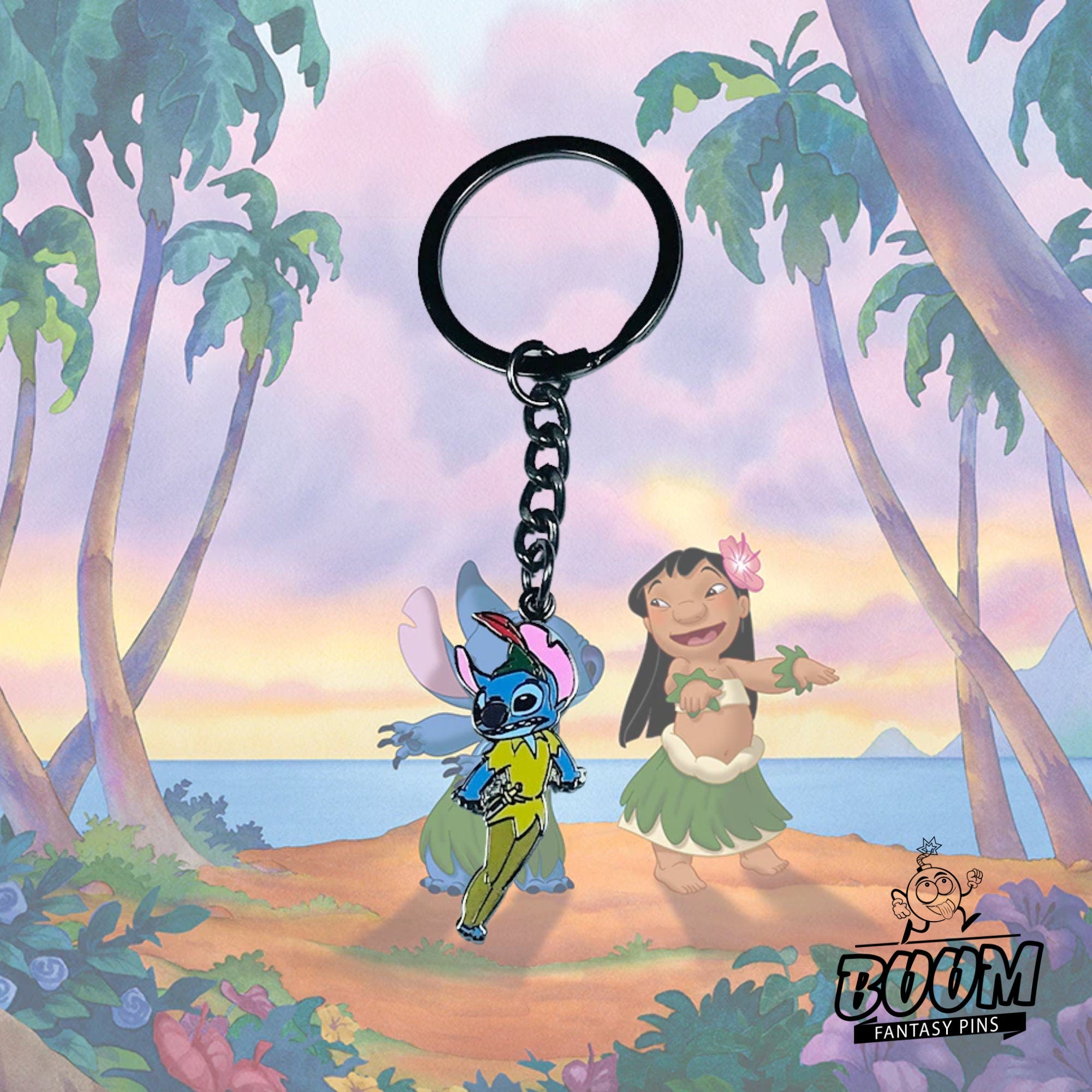 Llavero – Experimento 626 Stitch como Peter Pan de Lilo y Stitch – Disney Fantasy