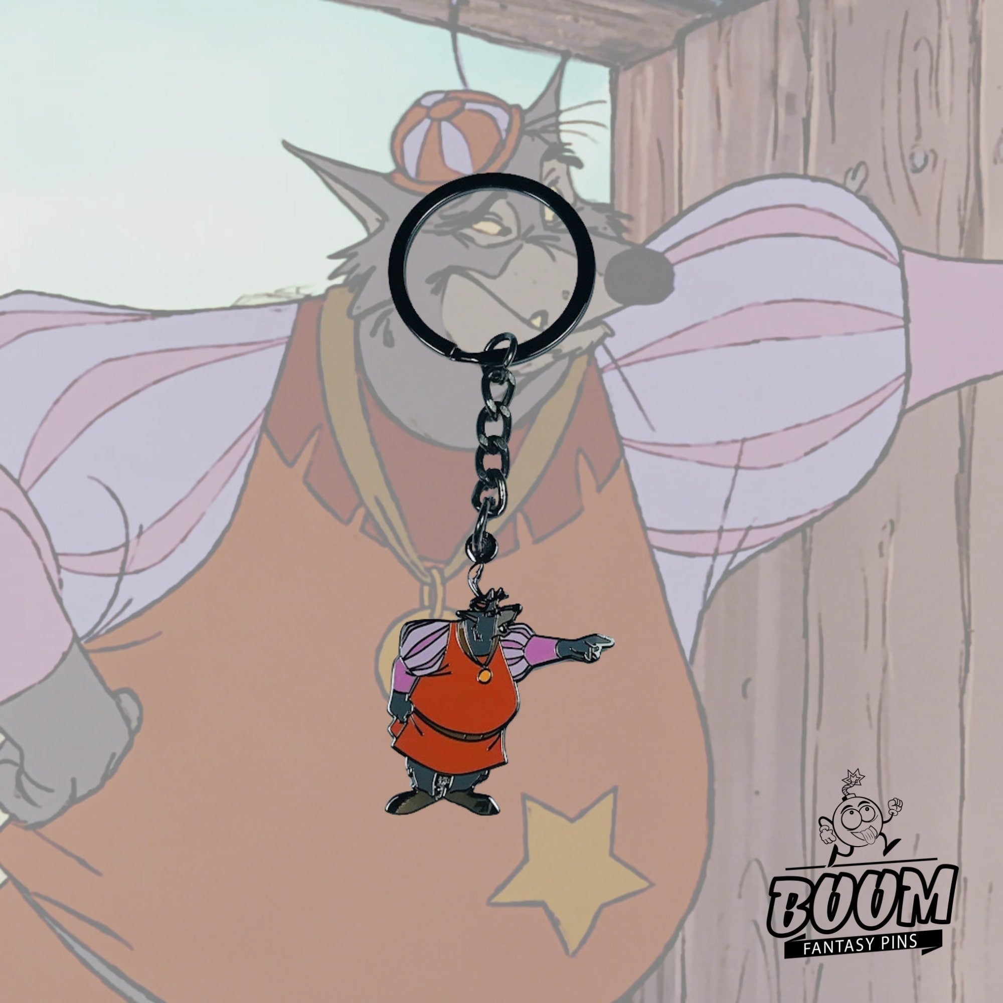 Llavero – Sheriff de Nottingham de Robin Hood – Disney Fantasy