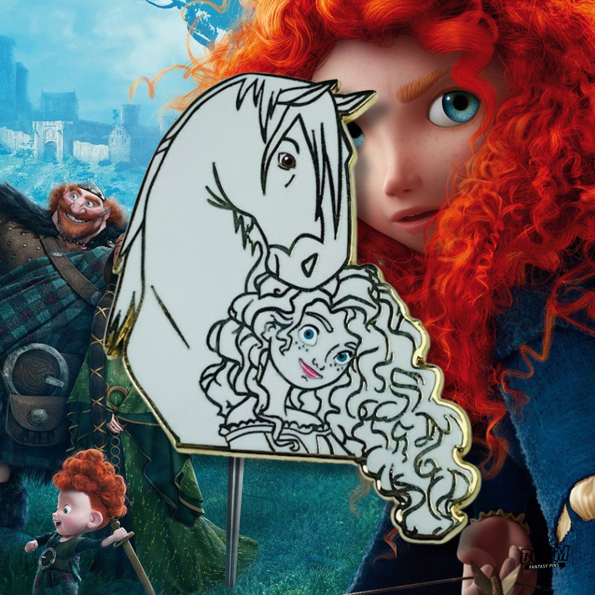 Pin's – Merida du film Rebelle – Disney Fantasy