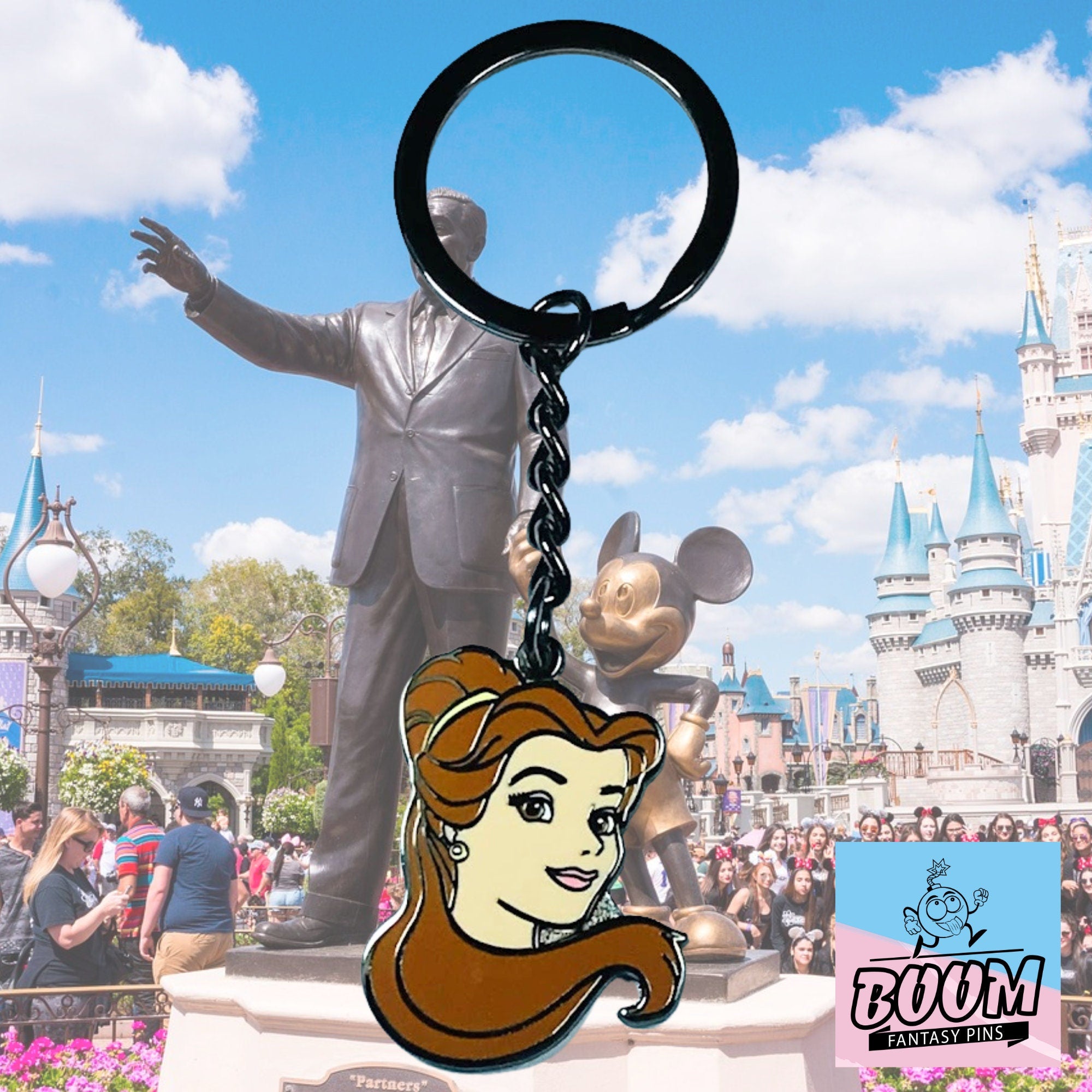 Llavero – Bella de La Bella y la Bestia – Disney Fantasy