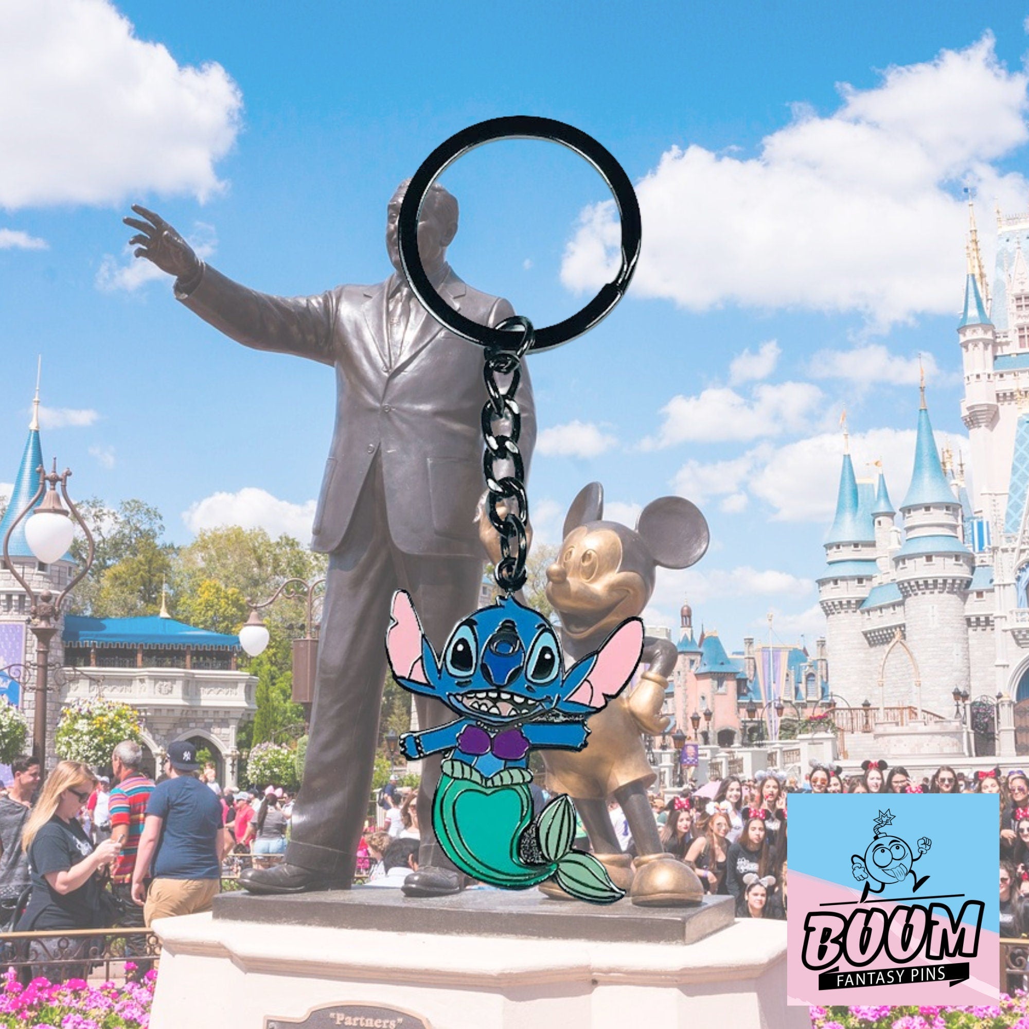 Llavero – Experimento 626 Stitch como Ariel de Lilo &amp; Stitch – Disney Fantasy