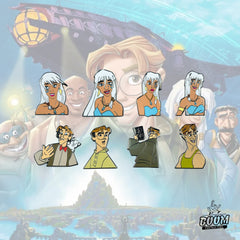 Pin – Milo Thatch and Kida Nedakh from Atlantis The Lost Empire – Disney Fantasy