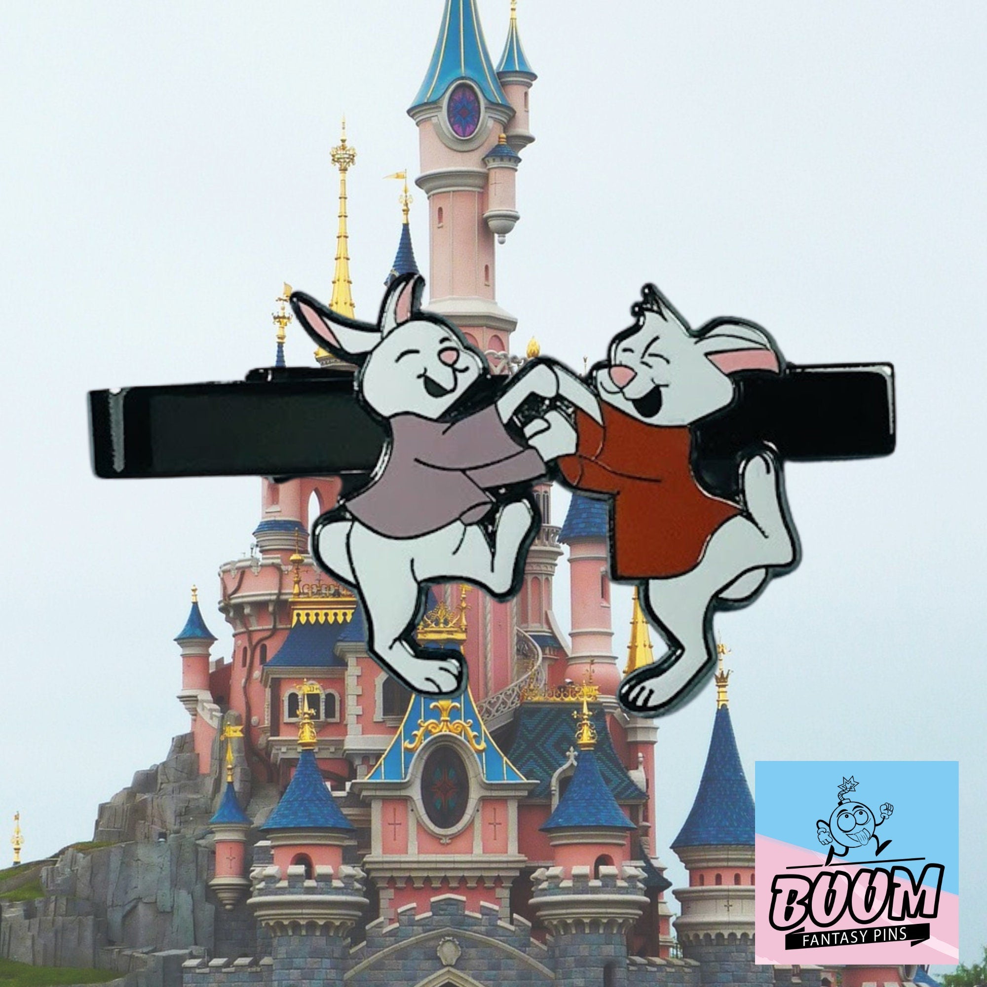 Pinza de corbata – Skippy y Sis Bunny de Robin Hood – Disney Fantasy