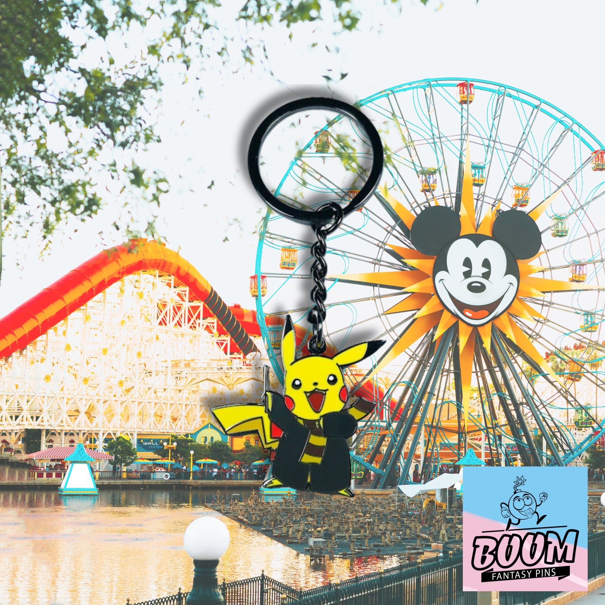 Porte-clés – Pikachu de Pokémon et Harry Potter – Disney Fantasy