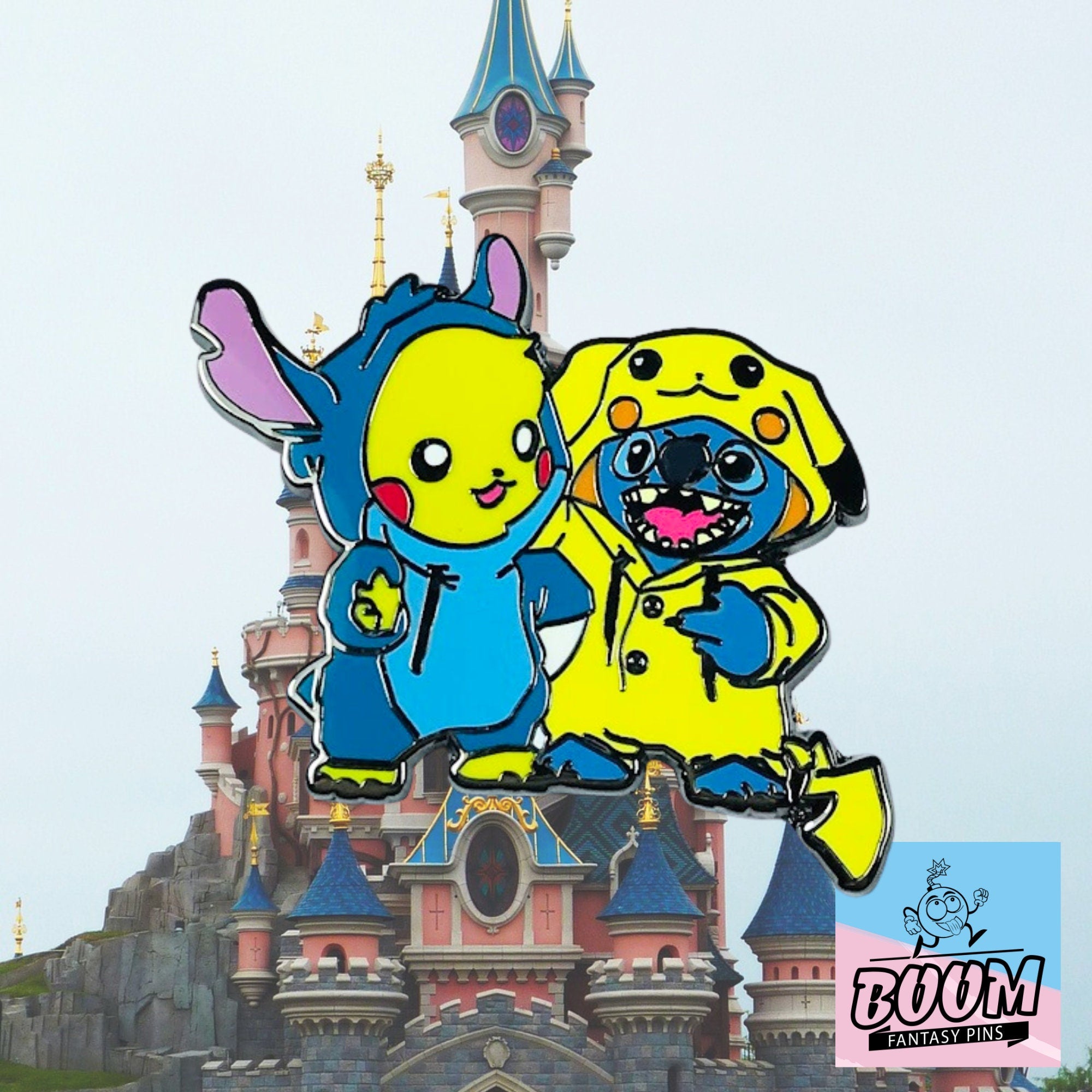 Pin – Stitch y Winnie the Pooh de Lilo y Stitch – Disney Fantasy