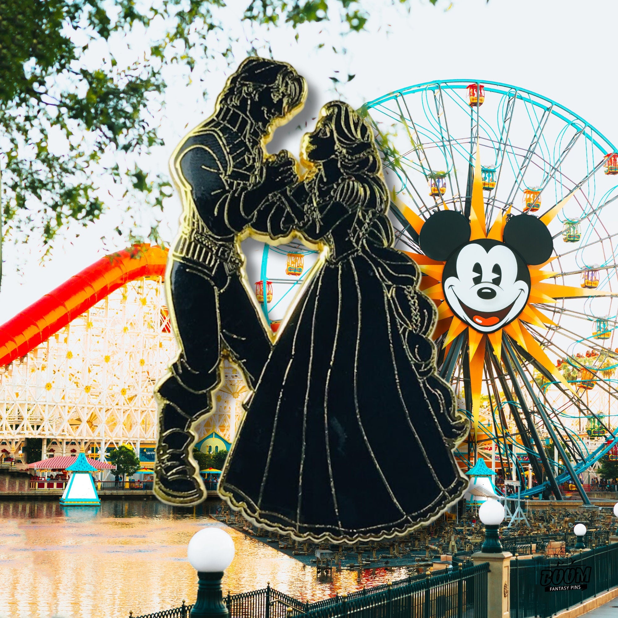 Pin's – Raiponce et Flynn Rider du film Raiponce – Disney Fantasy