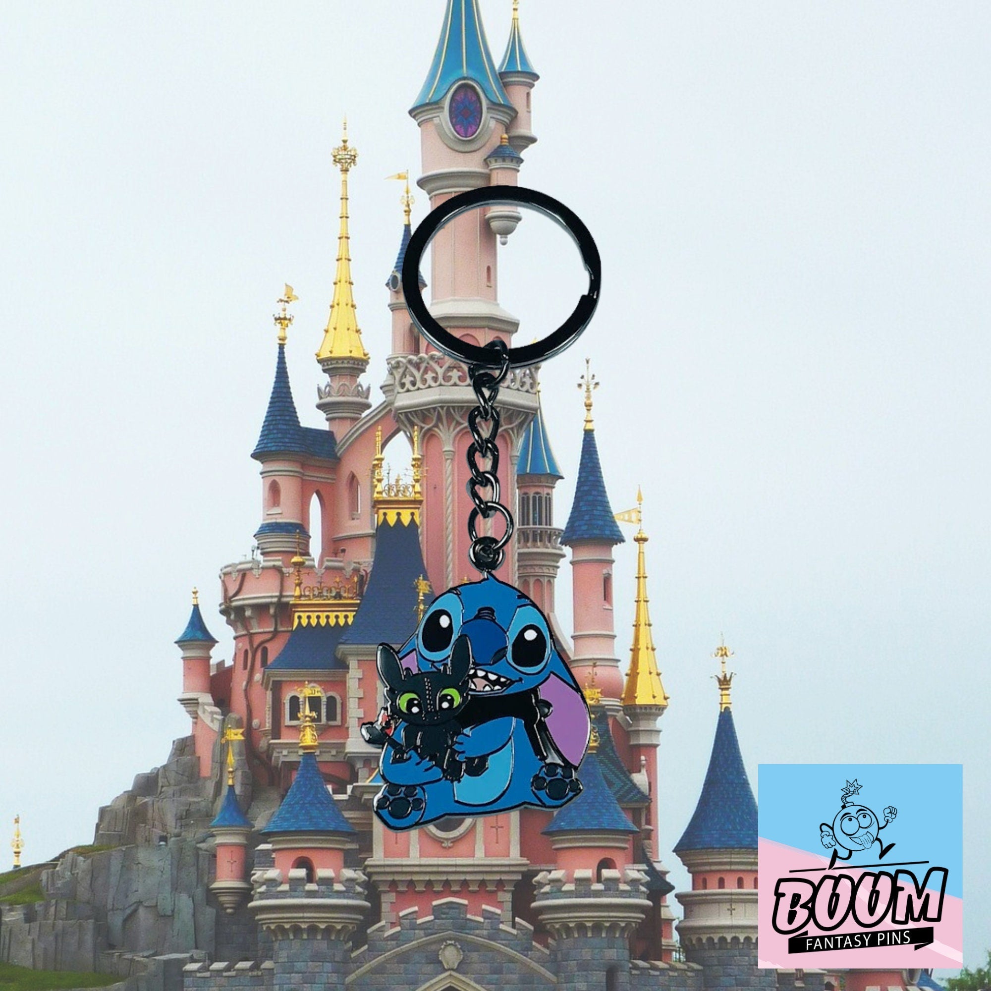 Llavero – Experimento 626 Stitch y Desdentao de Lilo y Stitch – Disney Fantasy