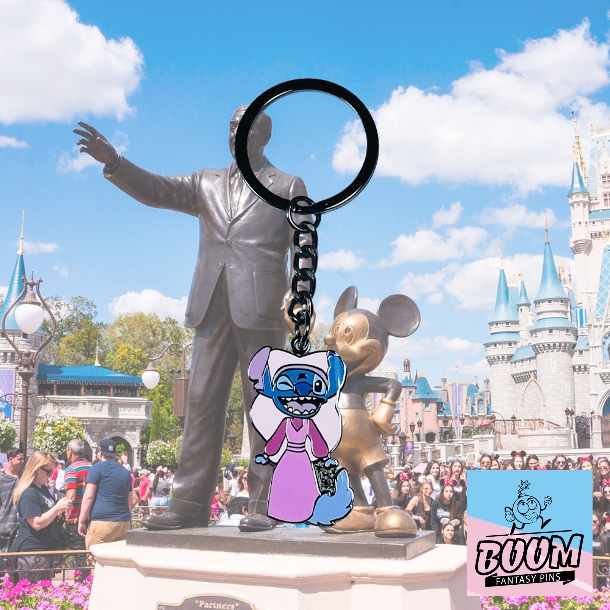 Llavero – Experimento 626 como Lady Marian de Lilo y Stitch – Disney Fantasy