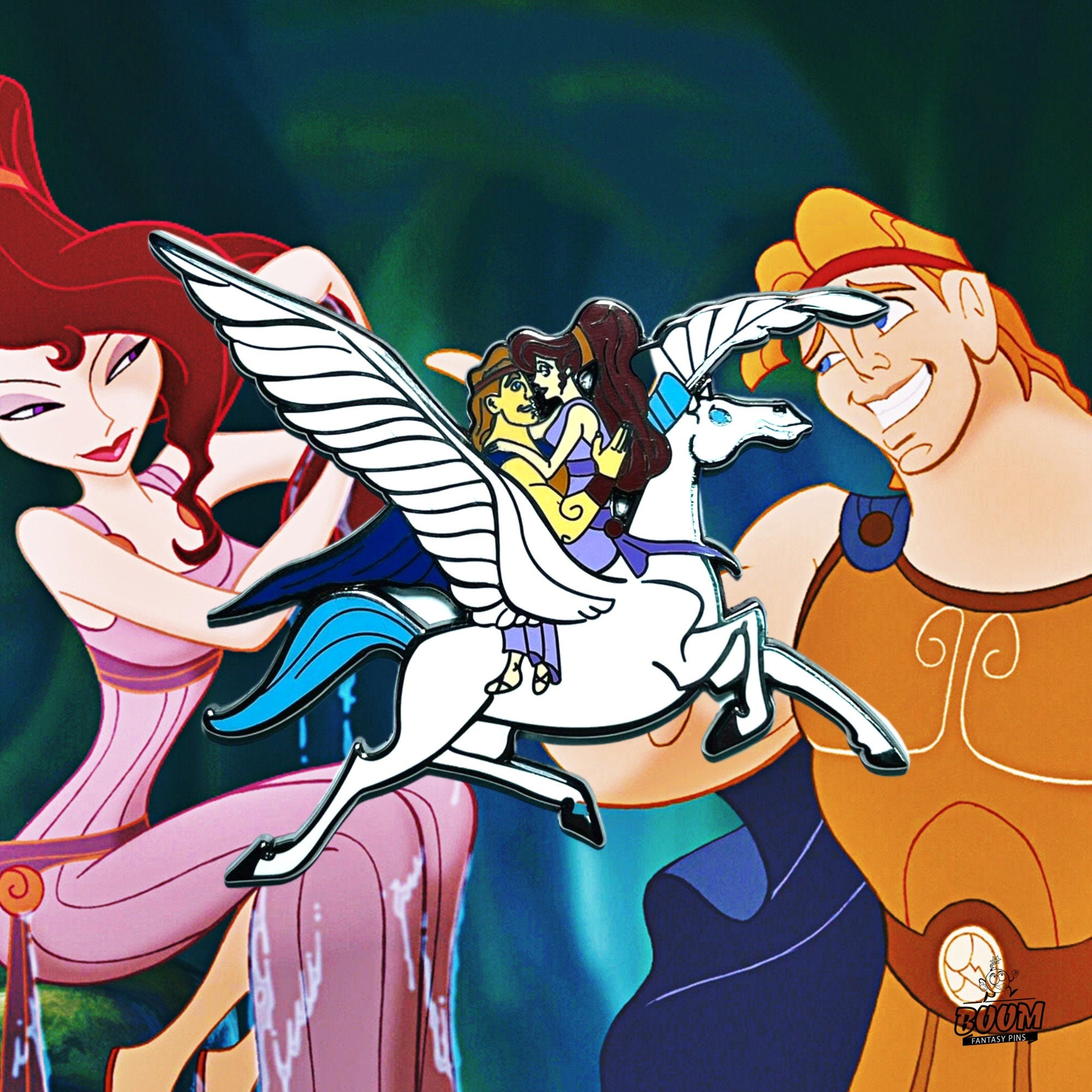 Pin – Hércules y Megara de Hércules – Disney Fantasy