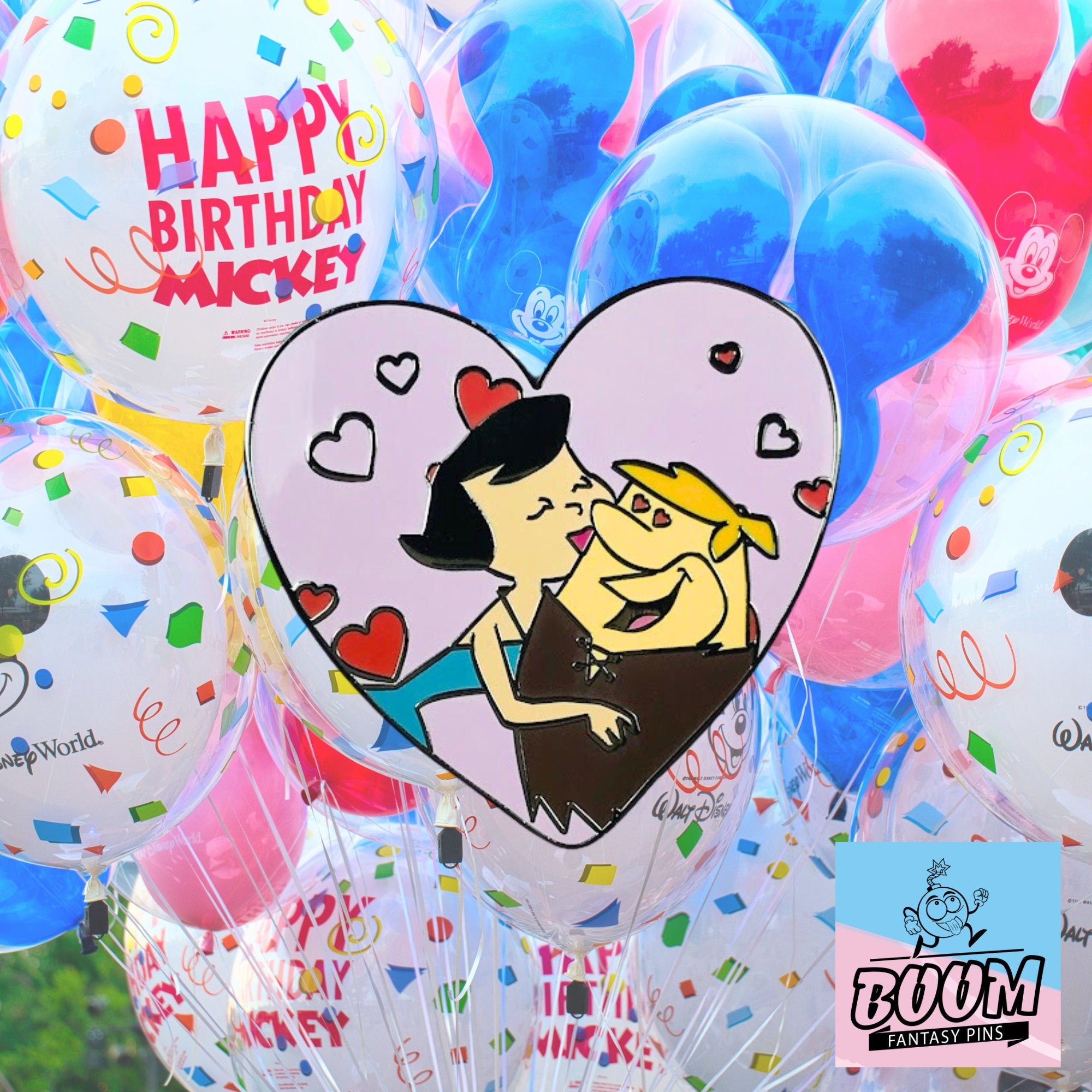 Pin's – Pablo et Betty des Pierrafeu – Disney Fantasy