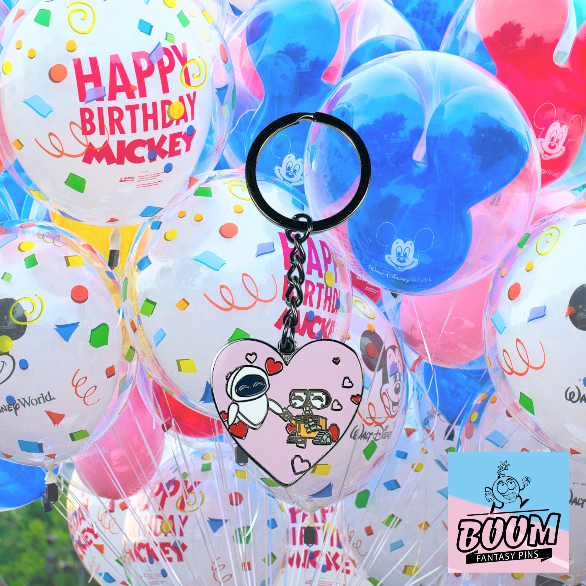 Porte-clés – WALL-E et EVE de WALL-E – Disney Fantasy