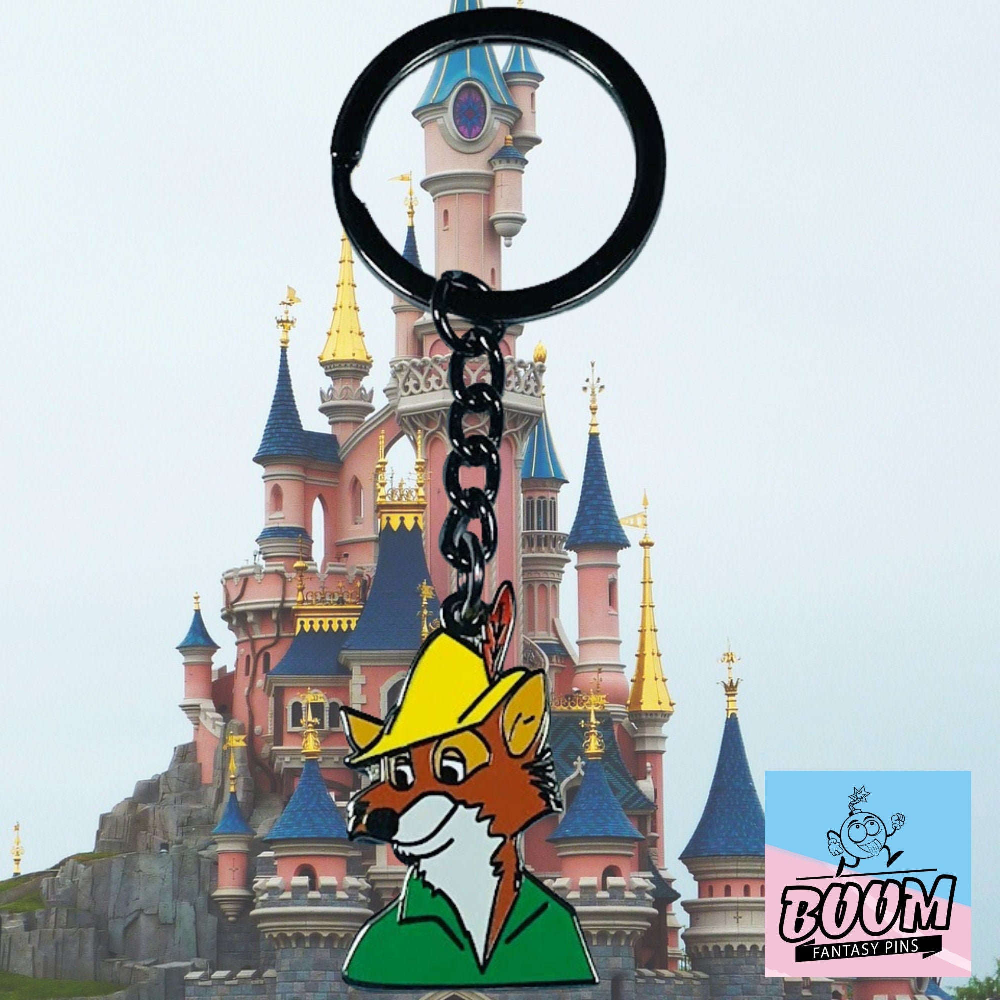 Llavero – Monsieur Hood de Robin Hood – Disney Fantasy