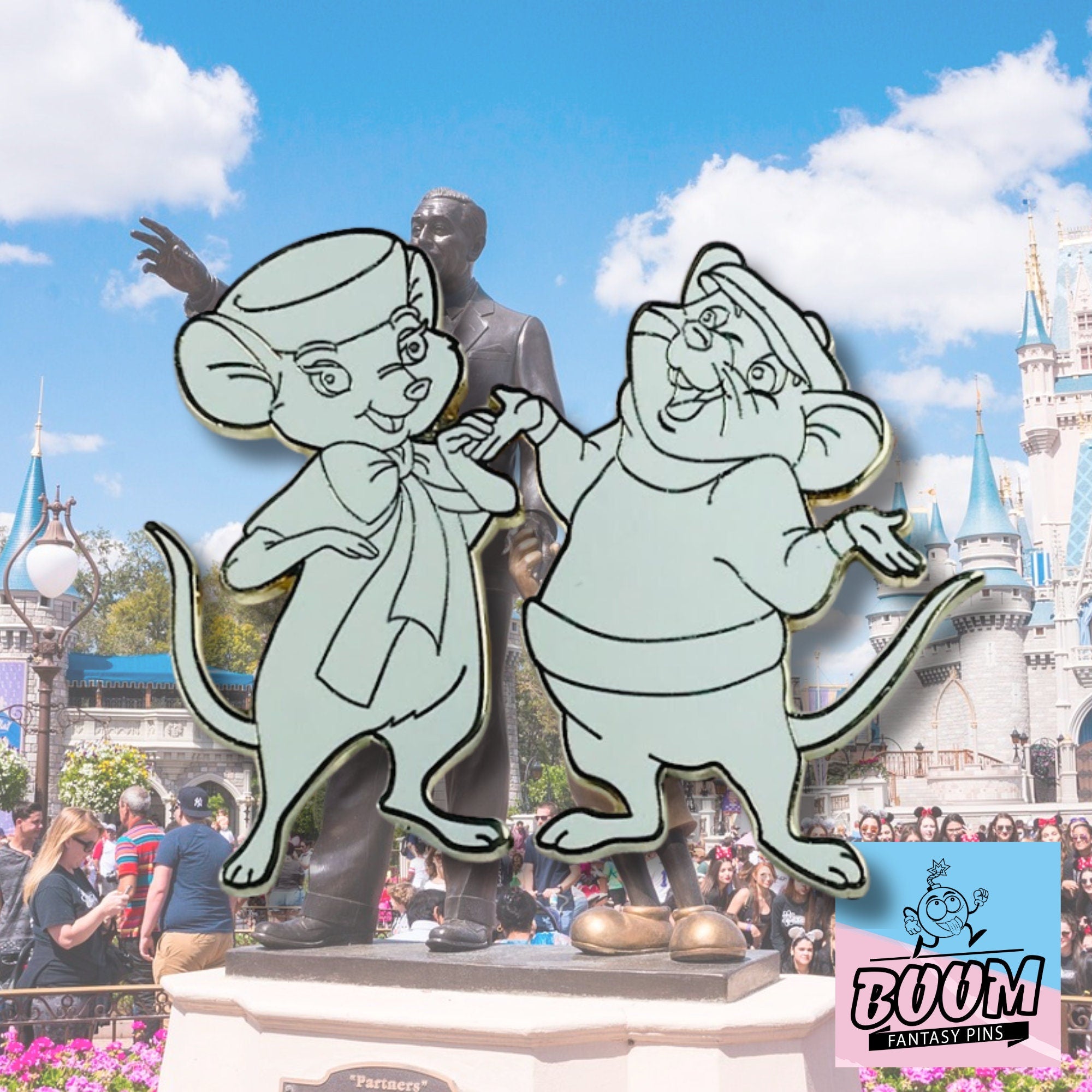 Pin's – Bernard et Bianca du film Les Aventures de Bernard et Bianca – Disney Fantasy