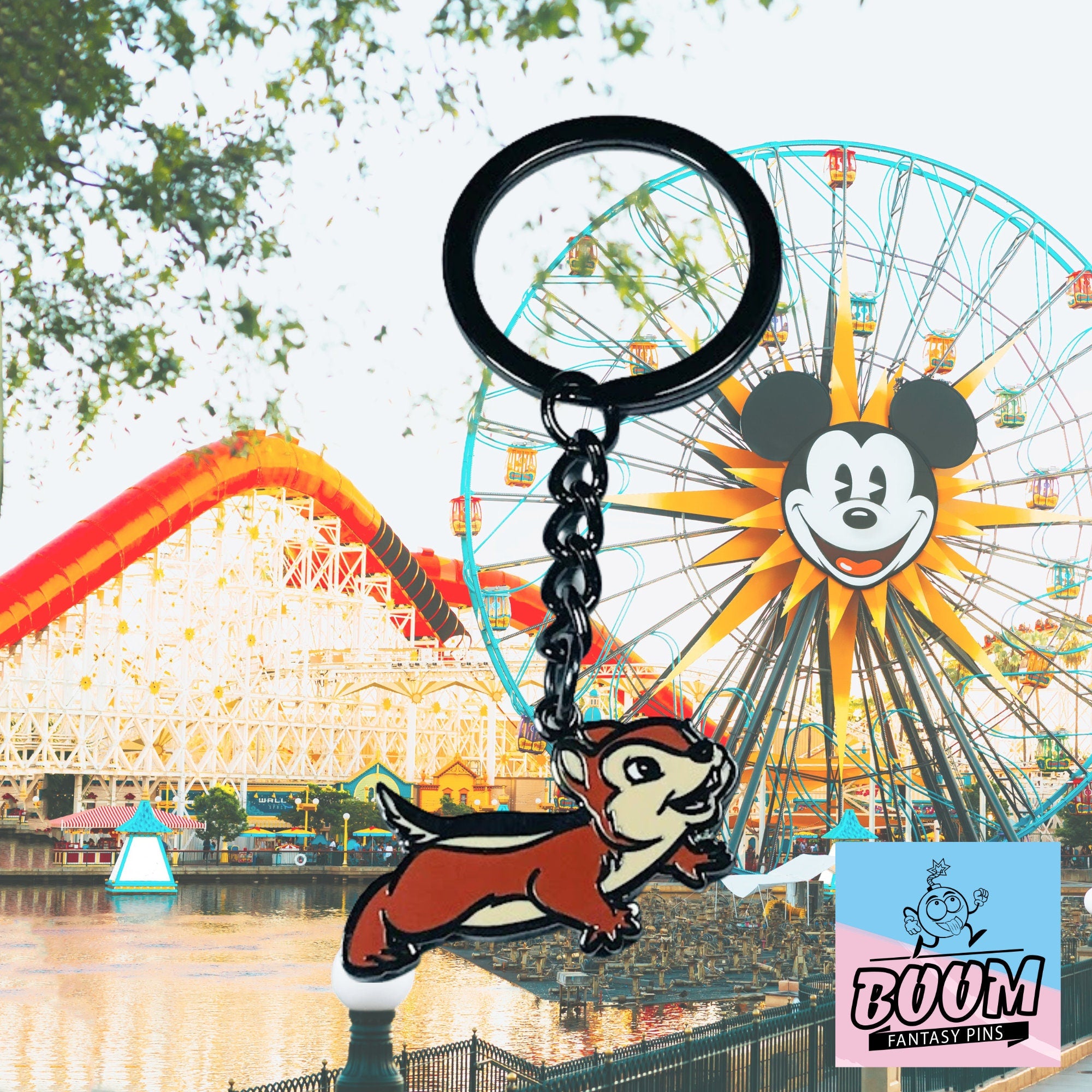 Llavero – Chip y Dale de Bambi – Disney Fantasy