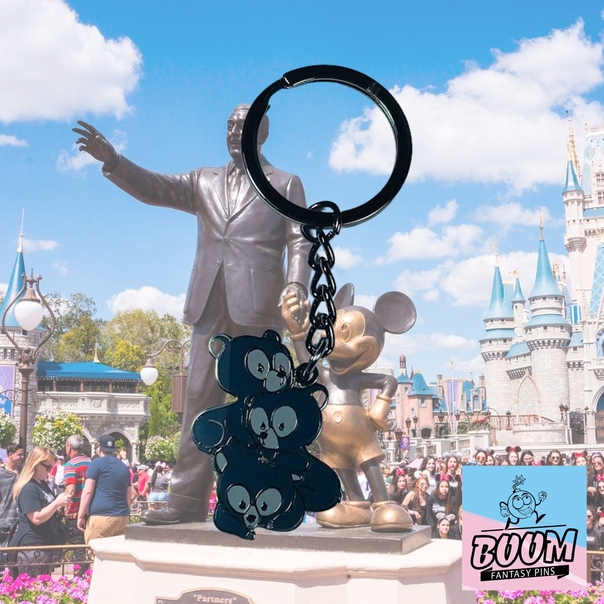 Llavero – Los 3 ositos de Valiente – Disney Fantasy