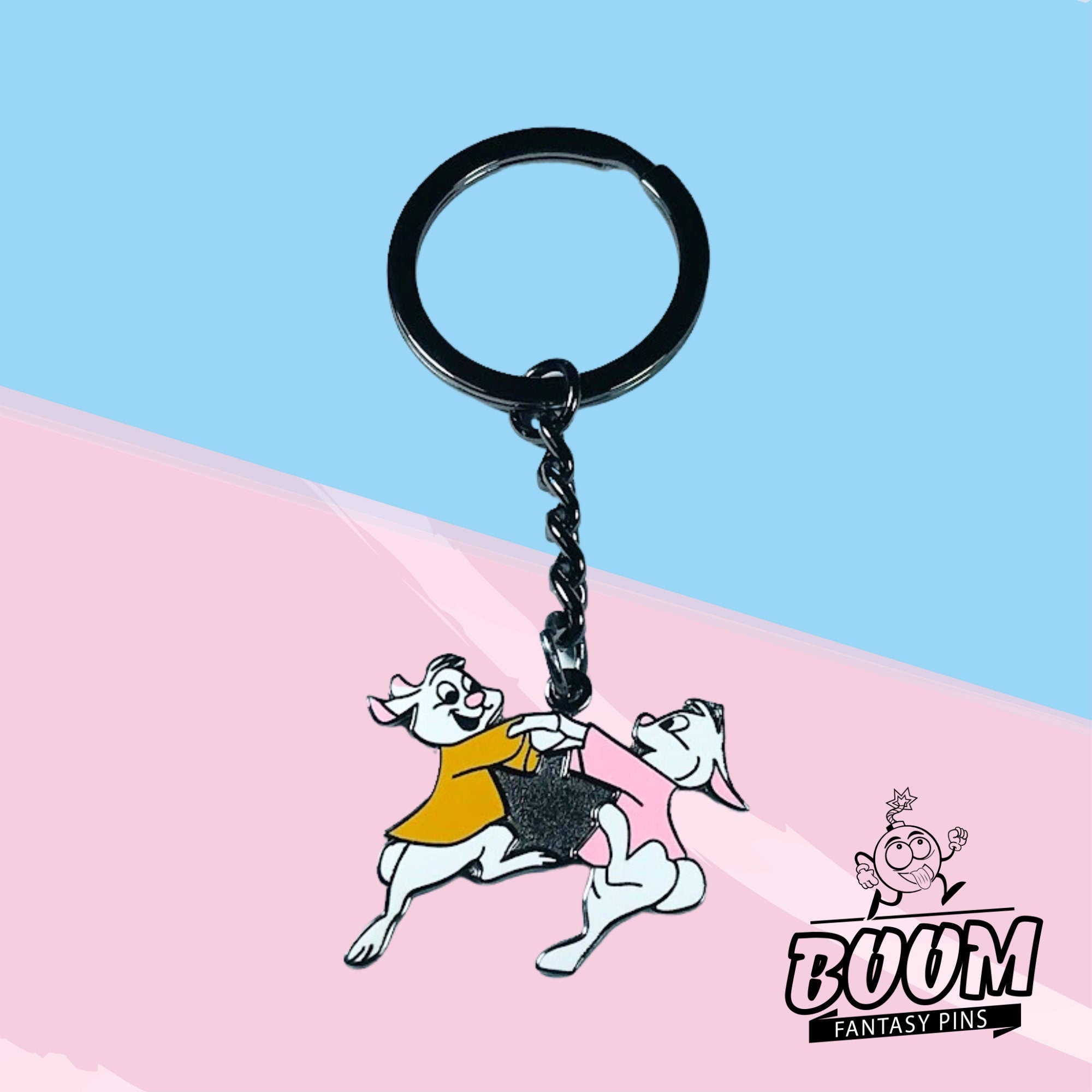 Porte-clés – Skippy Yellow et Sis Bunny de Robin des Bois – Disney Fantasy