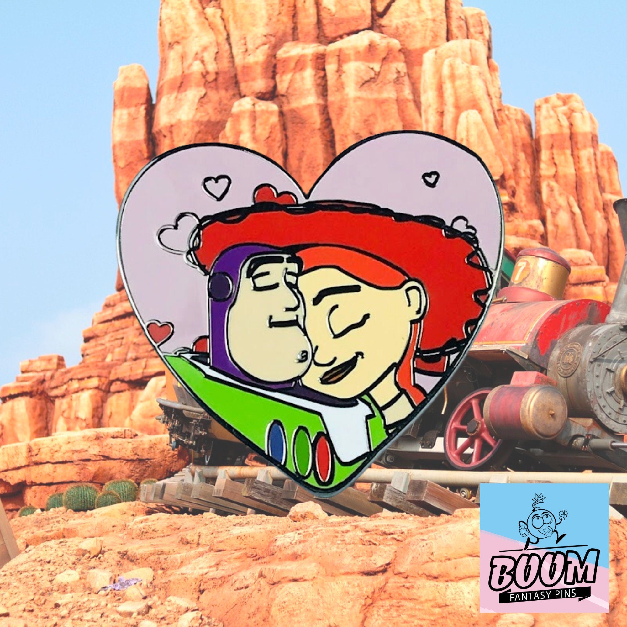 Pin's – Buzz l'Éclair et Jessie de Toy Story – Disney Fantasy