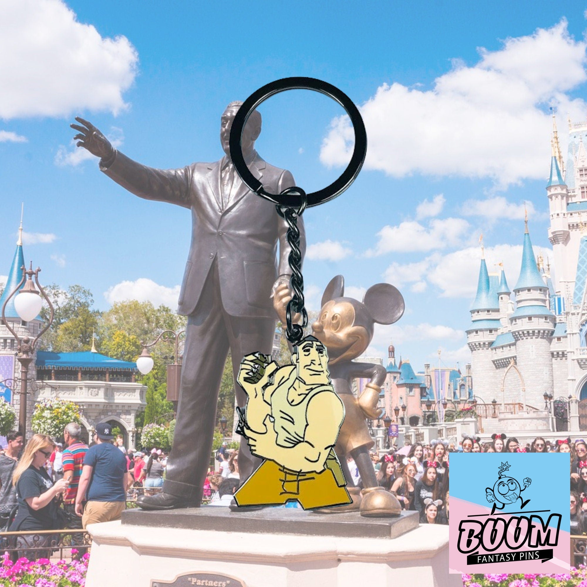 Llavero – Lyle Tiberius Rourke de Atlantis: El Imperio Perdido – Disney Fantasy