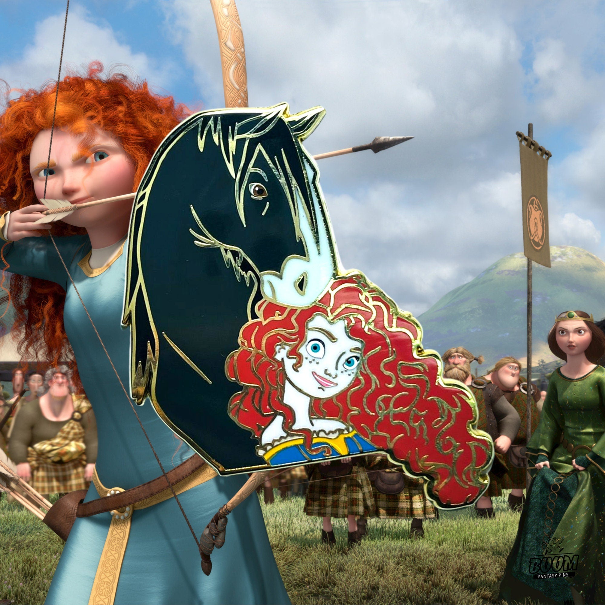 Pin – Princesa Mérida de Valiente – Disney Fantasy