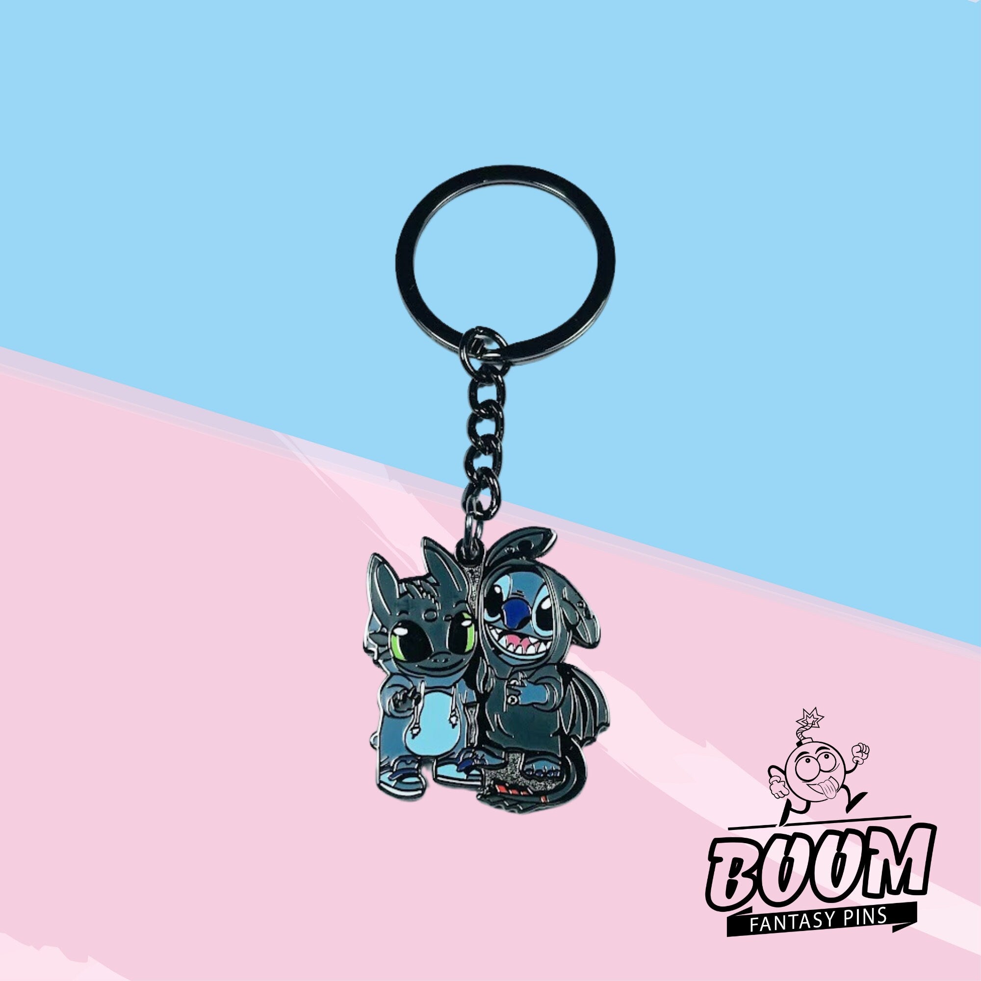 Llavero – Experimento 626 Stitch y Desdentao de Lilo y Stitch – Disney Fantasy