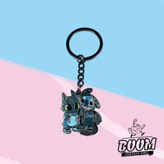 Llavero – Experimento 626 Stitch y Desdentao de Lilo y Stitch – Disney Fantasy