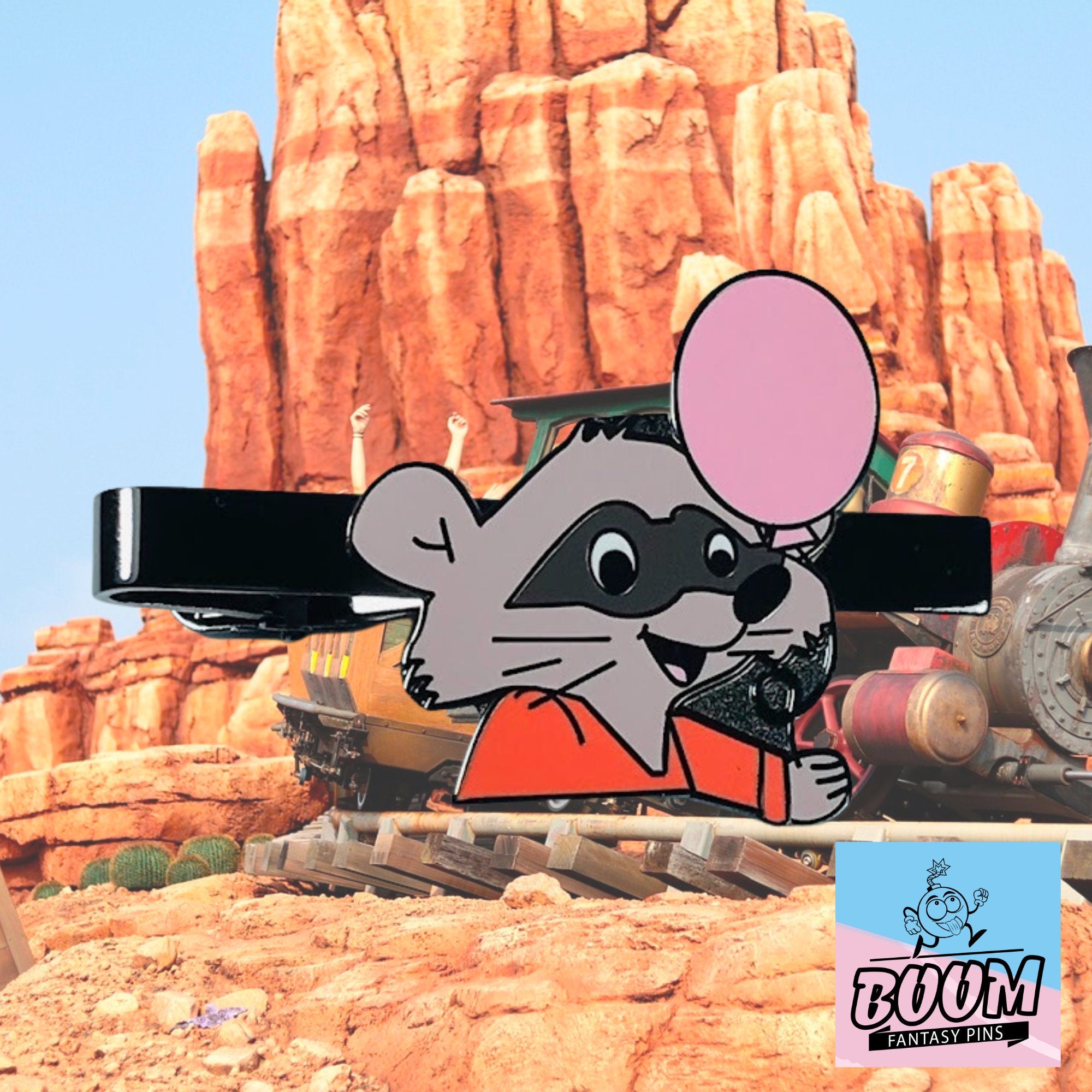 Pinza de corbata – Mapache de Robin Hood – Fantasía Disney