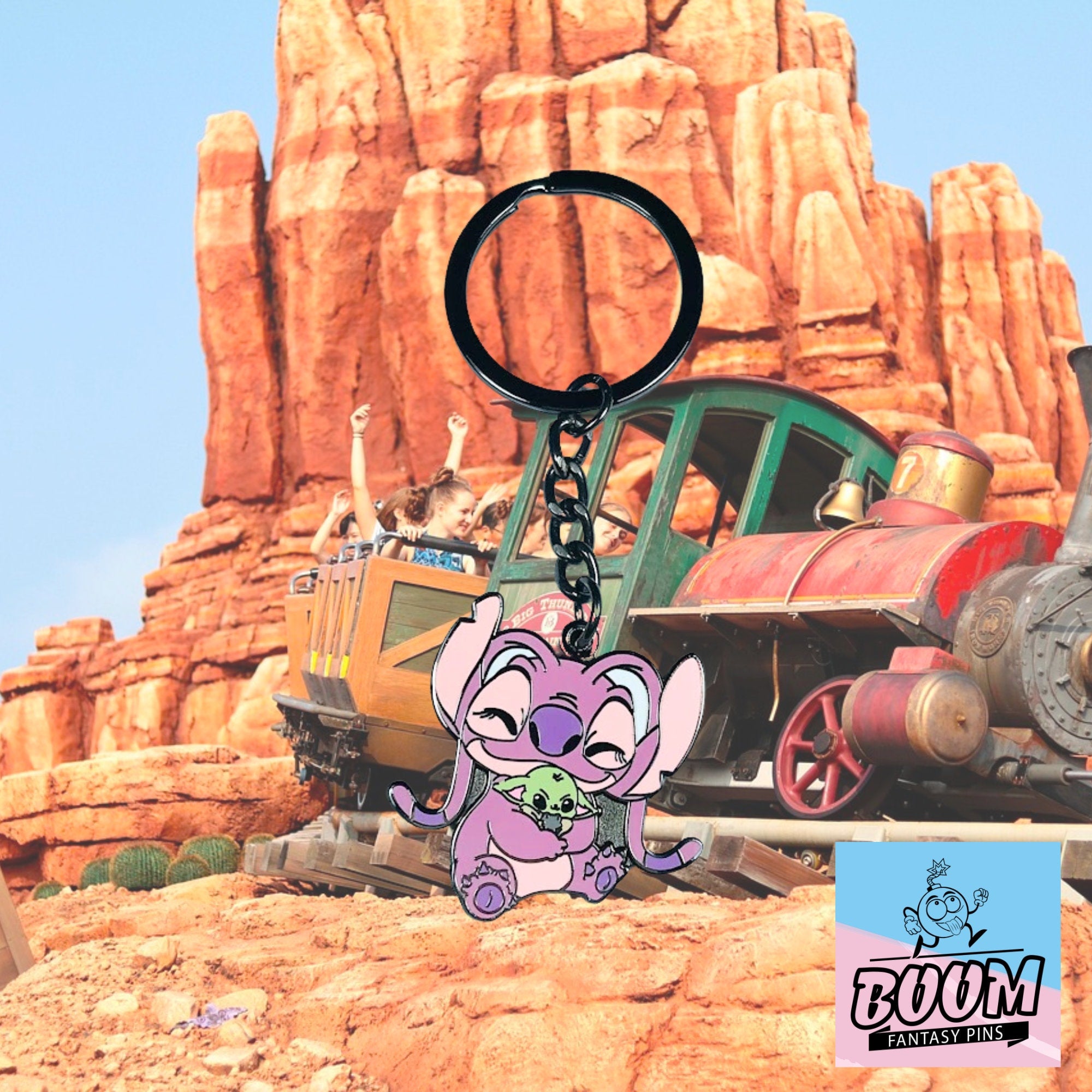 Porte-clés – Ange de Lilo &amp; Stitch – Disney Fantasy