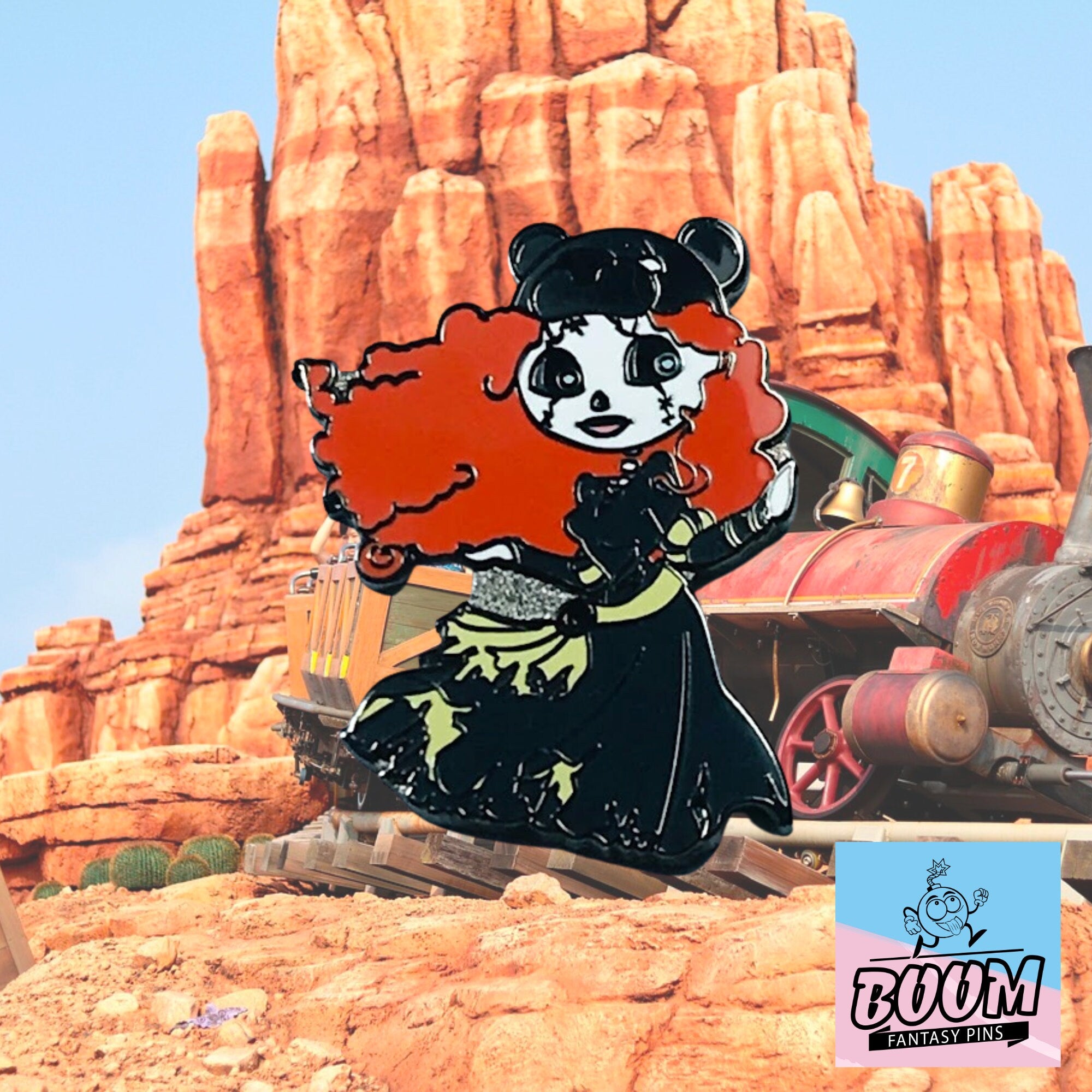 Pin – Mérida como zombi de Valiente – Disney Fantasy