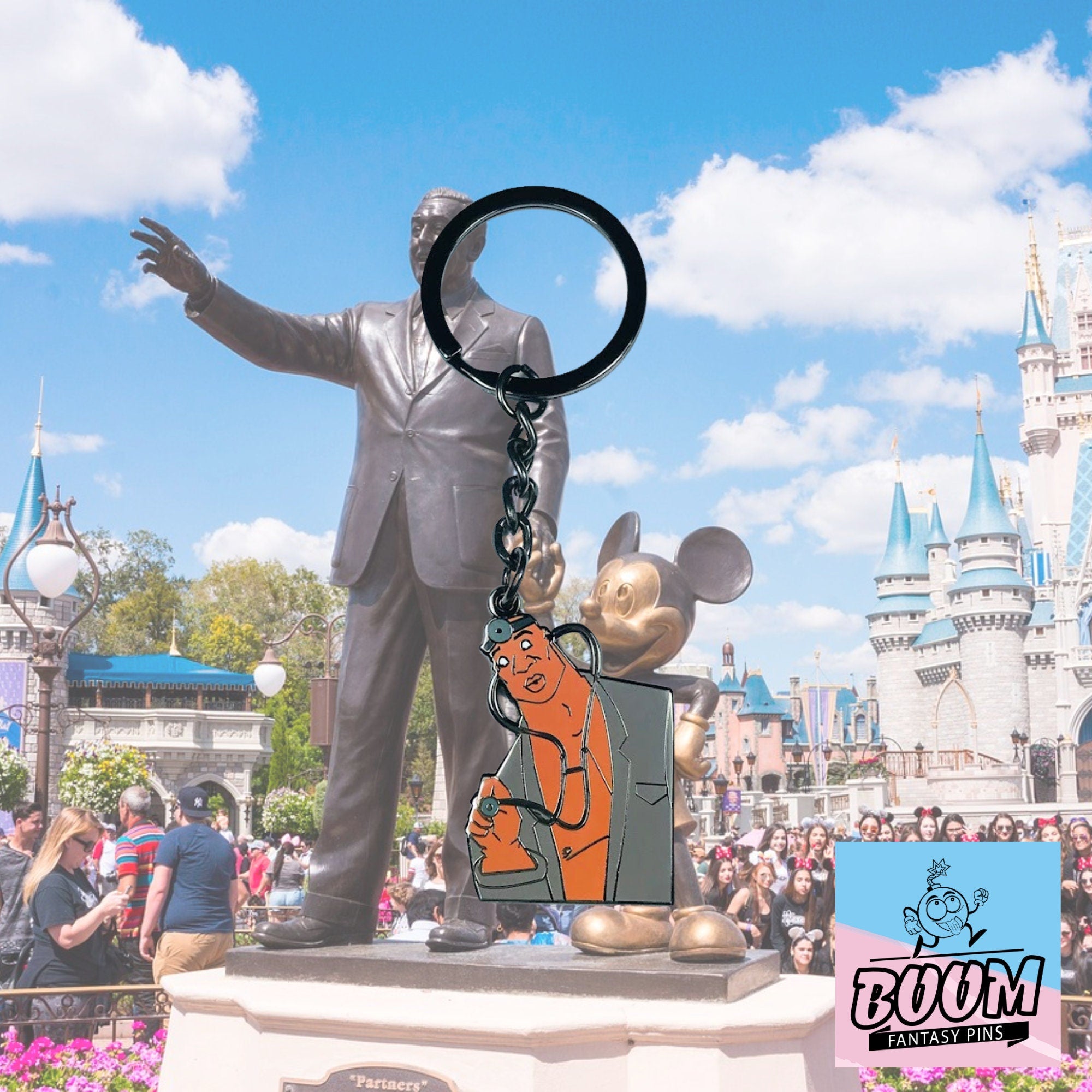 Llavero del Dr. Joshua Sweet de Atlantis: El Imperio Perdido – Disney Fantasy