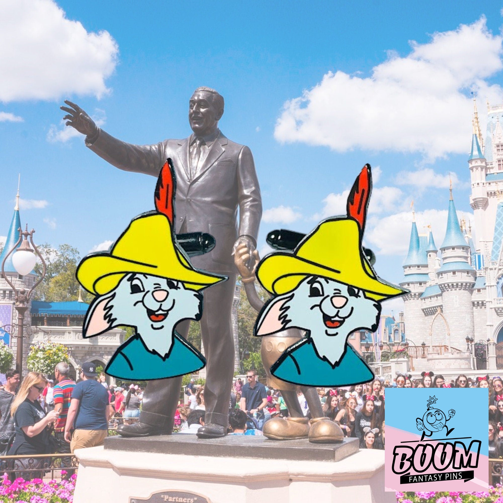 Cufflinks – Skippy Rabbit from Robin Hood – Disney Fantasy