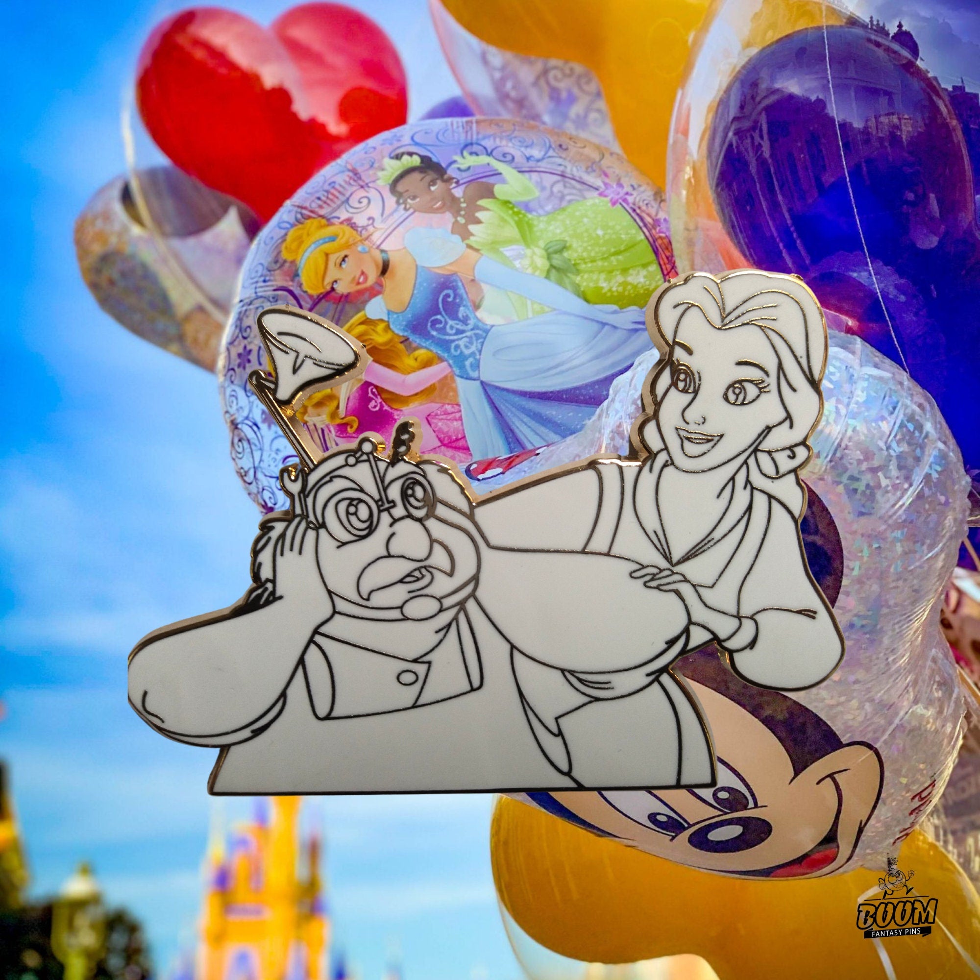 Pin – Bella y Mauricio de La Bella y la Bestia – Disney Fantasy