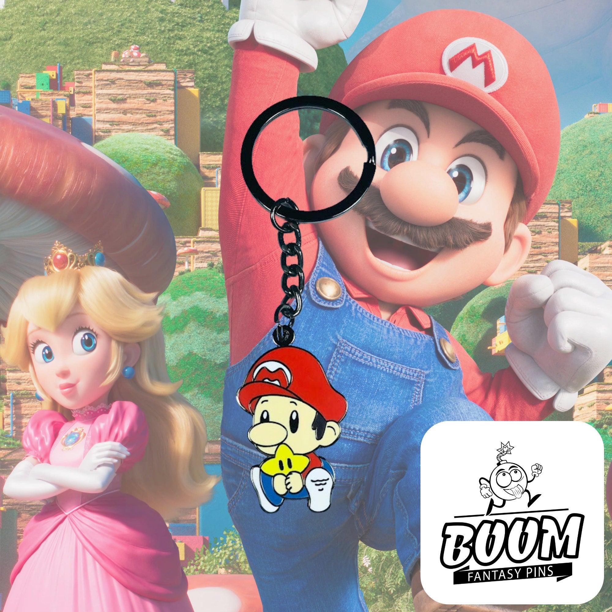 Keychain – Mario from Super Mario Bros – Nintendo Franchise