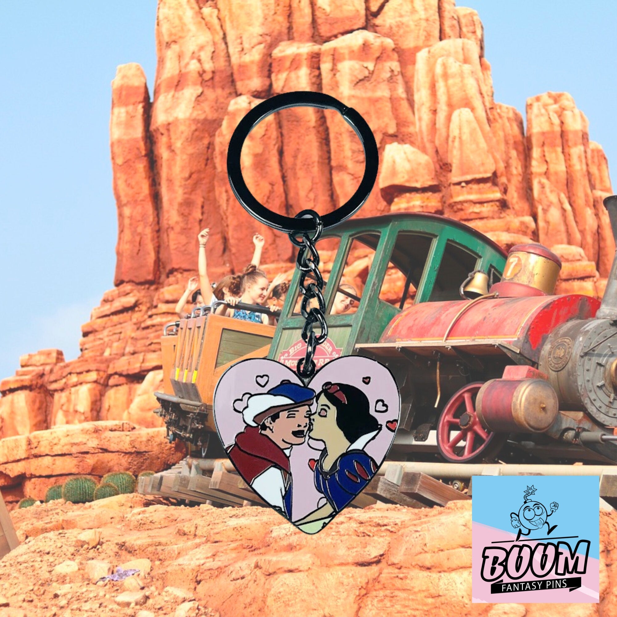 Llavero – Blancanieves y el Príncipe Azul de Blancanieves y los Siete Enanitos – Disney Fantasy