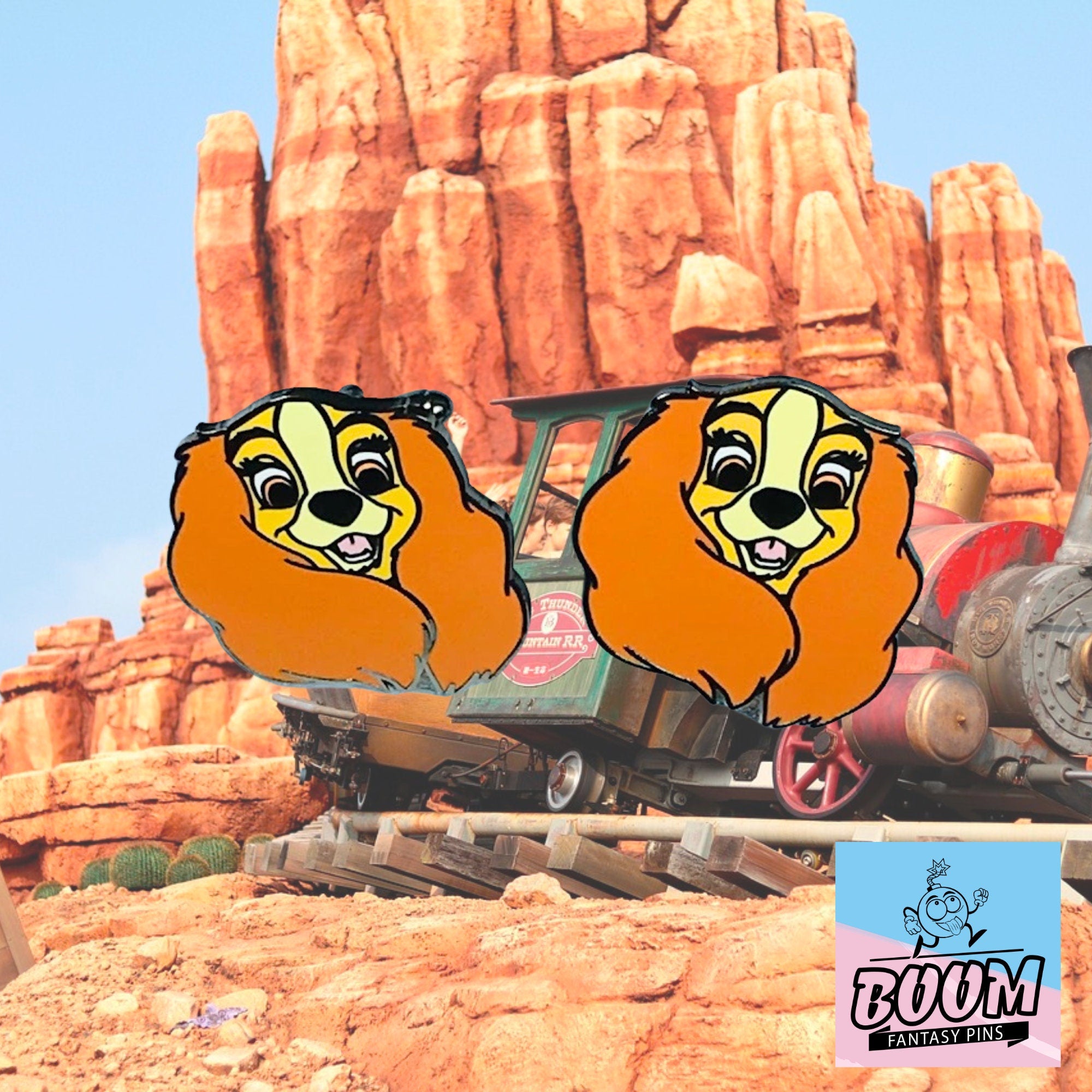 Boutons de manchette – La dame de La Belle et le Clochard – Disney Fantasy