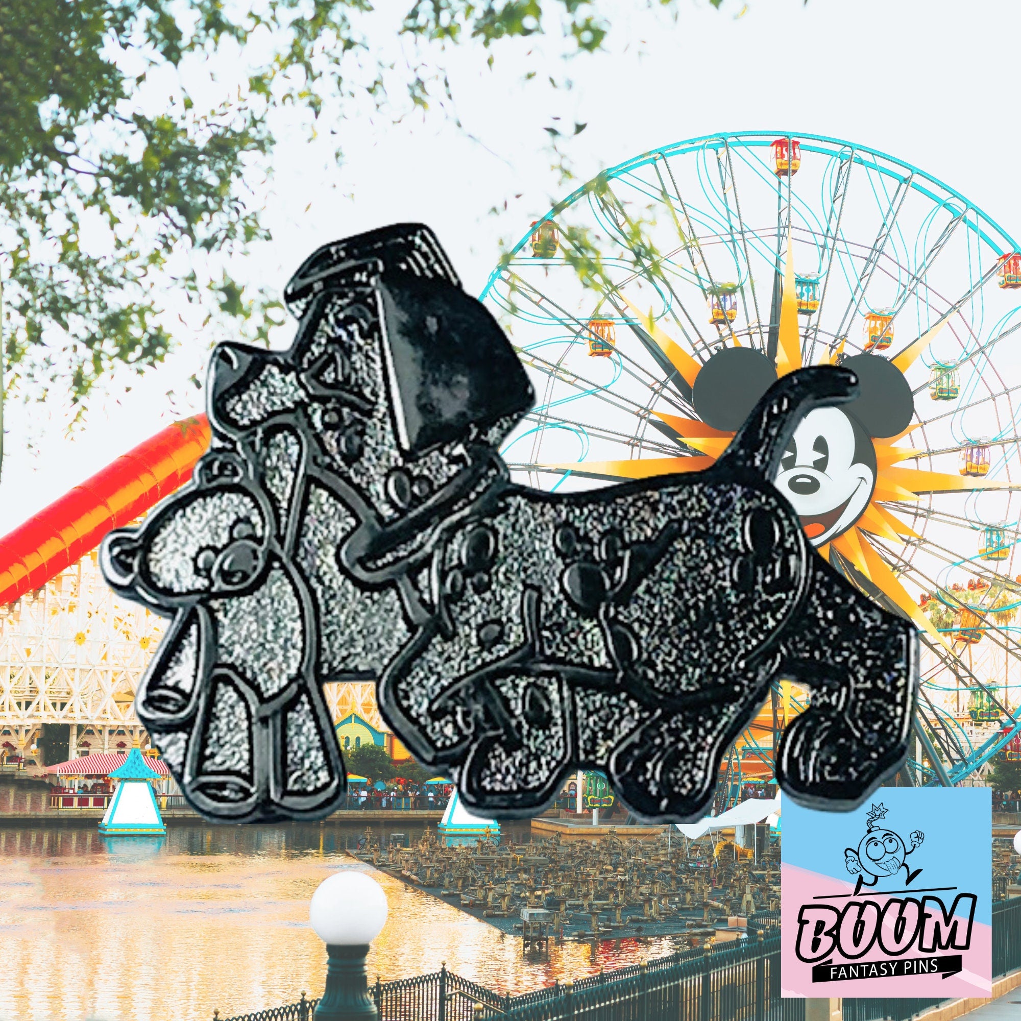 Pin – Patch y Teddy de 101 Dálmatas – Disney Fantasy