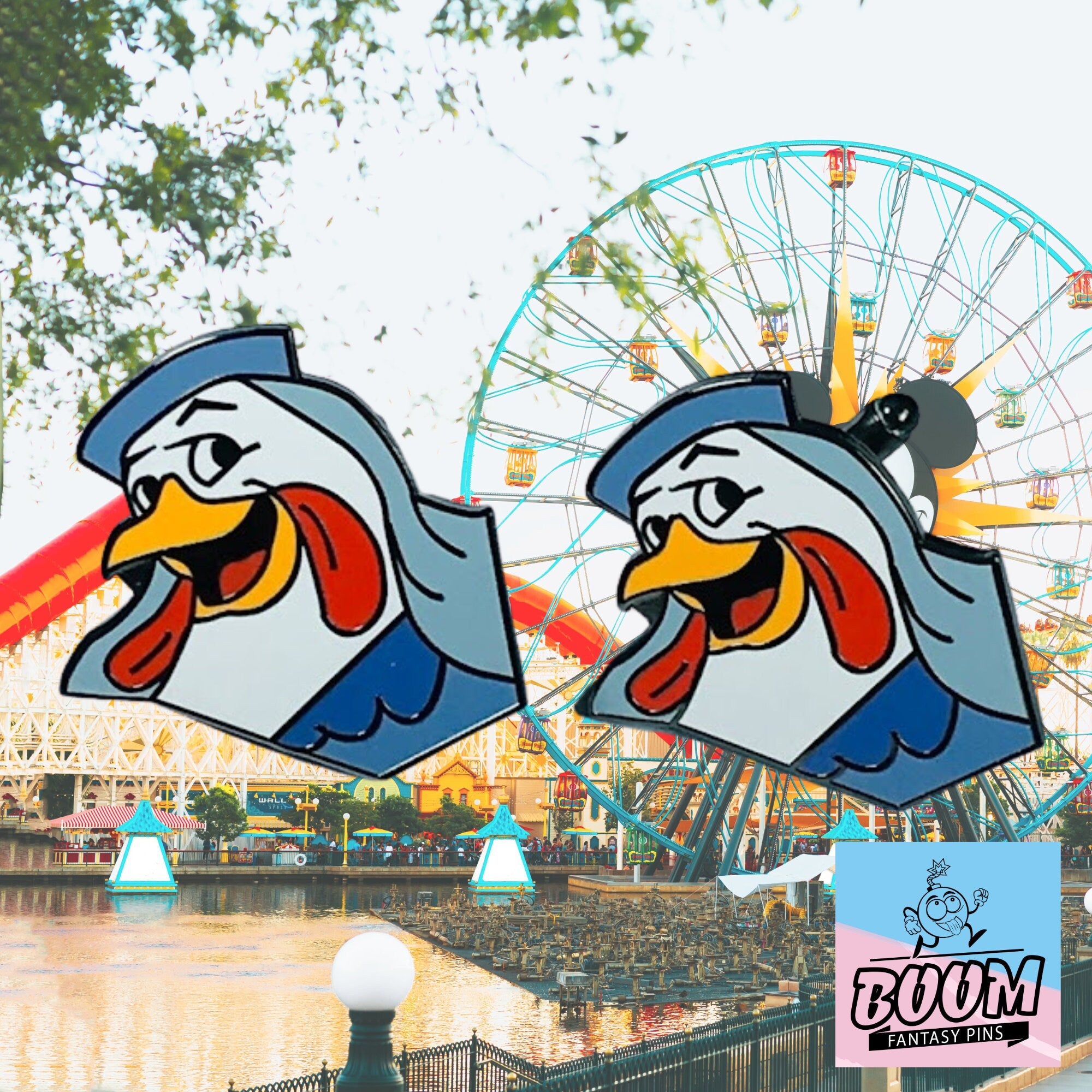 Cufflinks – Lady Kluck from Robin Hood – Disney Fantasy