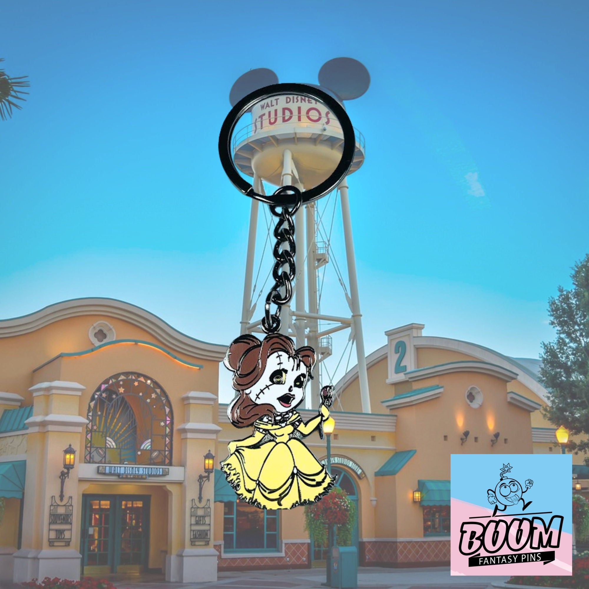 Porte-clés – Belle de La Belle et la Bête – Disney Fantasy